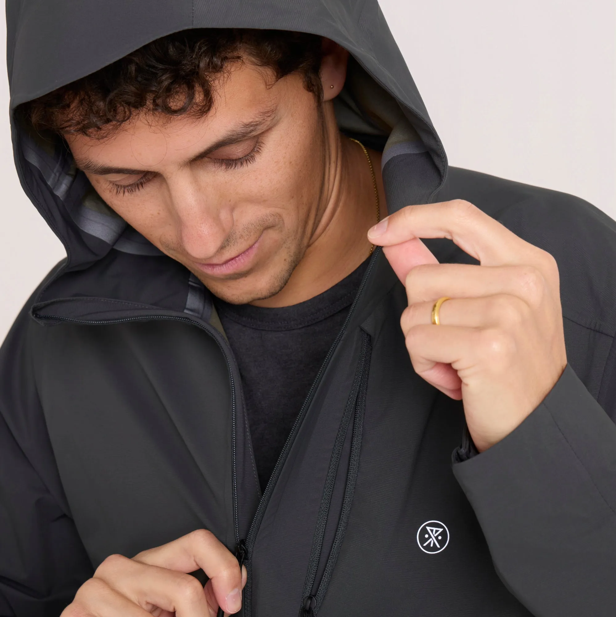 Shield Rain Jacket - Onyx sold by Roark product image thumbnail 5
