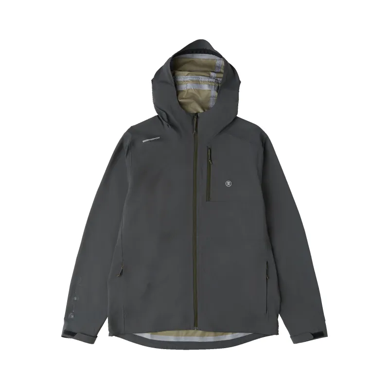 Shield Rain Jacket - Onyx made by Roark