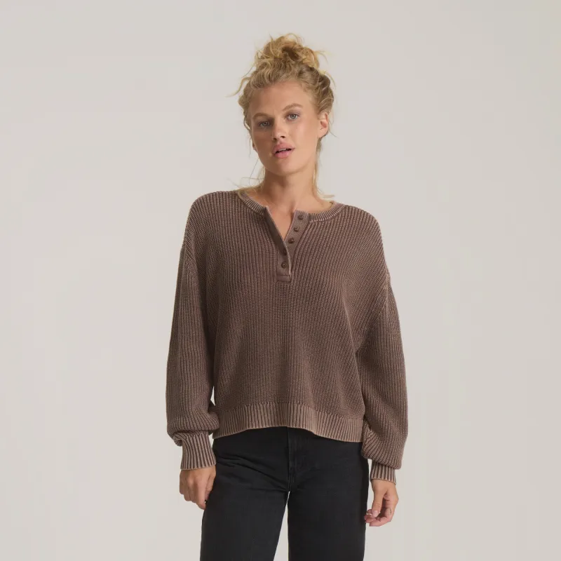 Made To Fade Long Sleeve Sweater - Coco Bean made by Roark