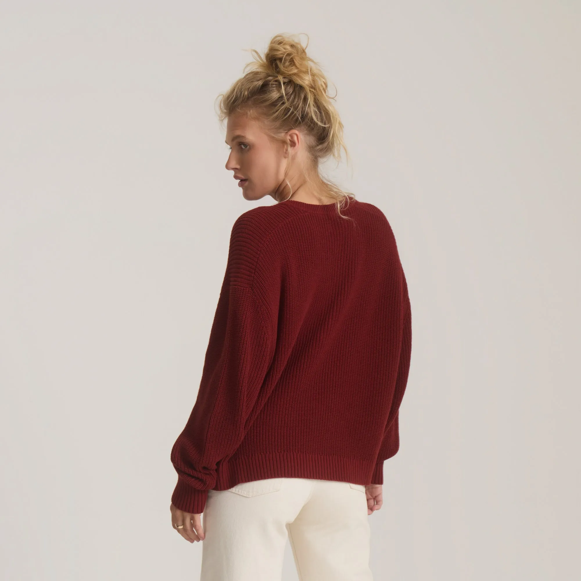 Made To Fade Long Sleeve Sweater - Cherrywood sold by Roark product image thumbnail 2