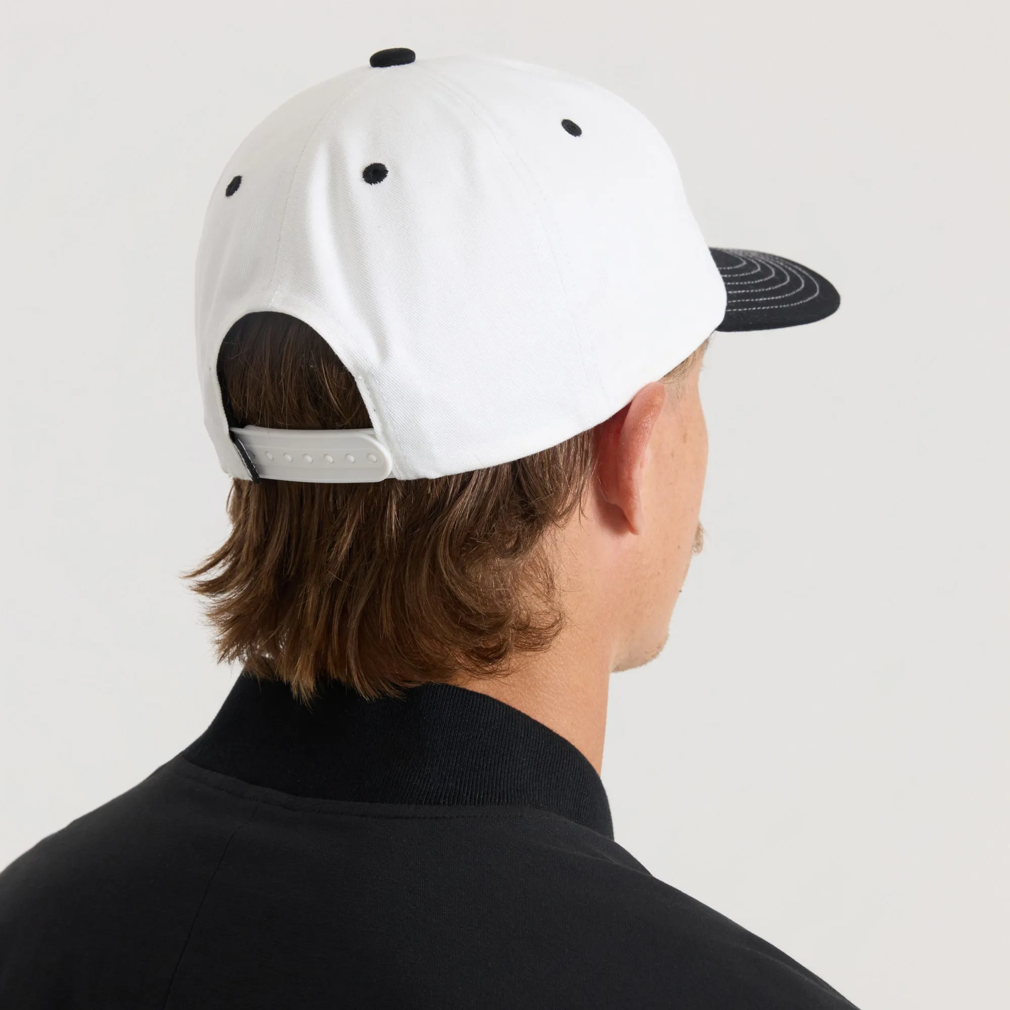 Journey Snapback Hat - White/black sold by Roark product image thumbnail 4