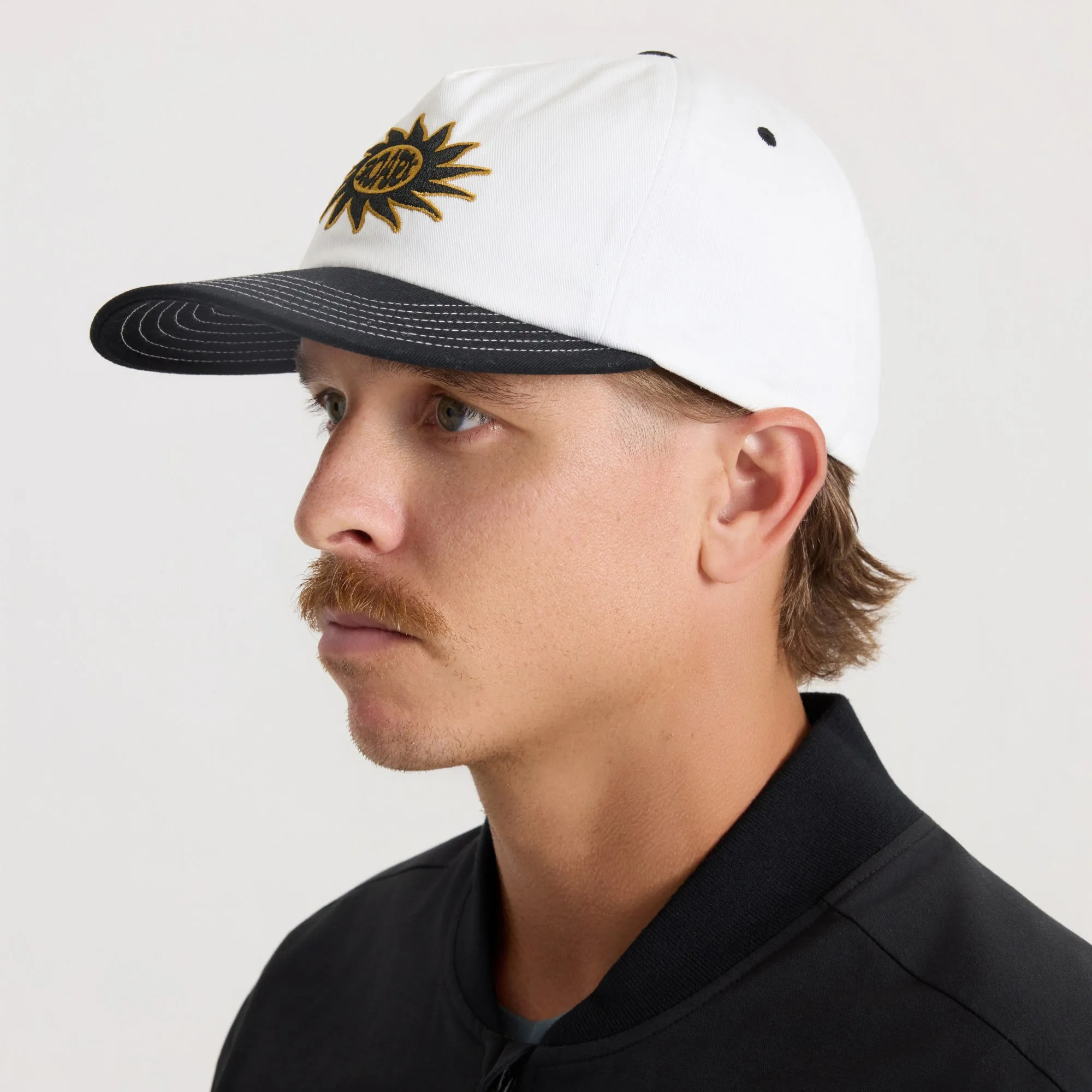 Journey Snapback Hat - White/black sold by Roark product image thumbnail 3