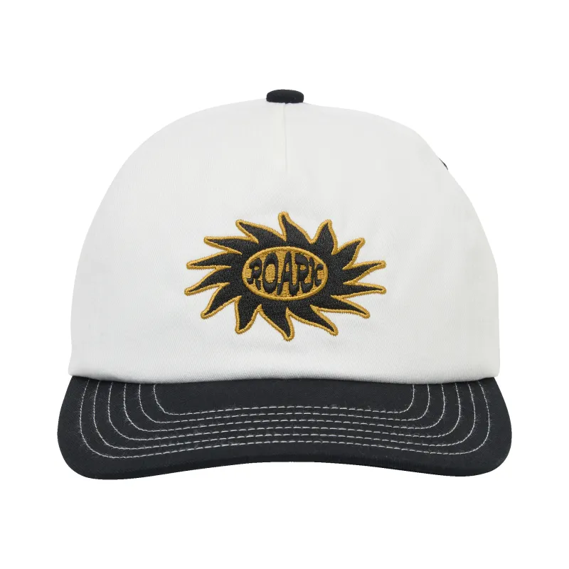Journey Snapback Hat - White/black made by Roark