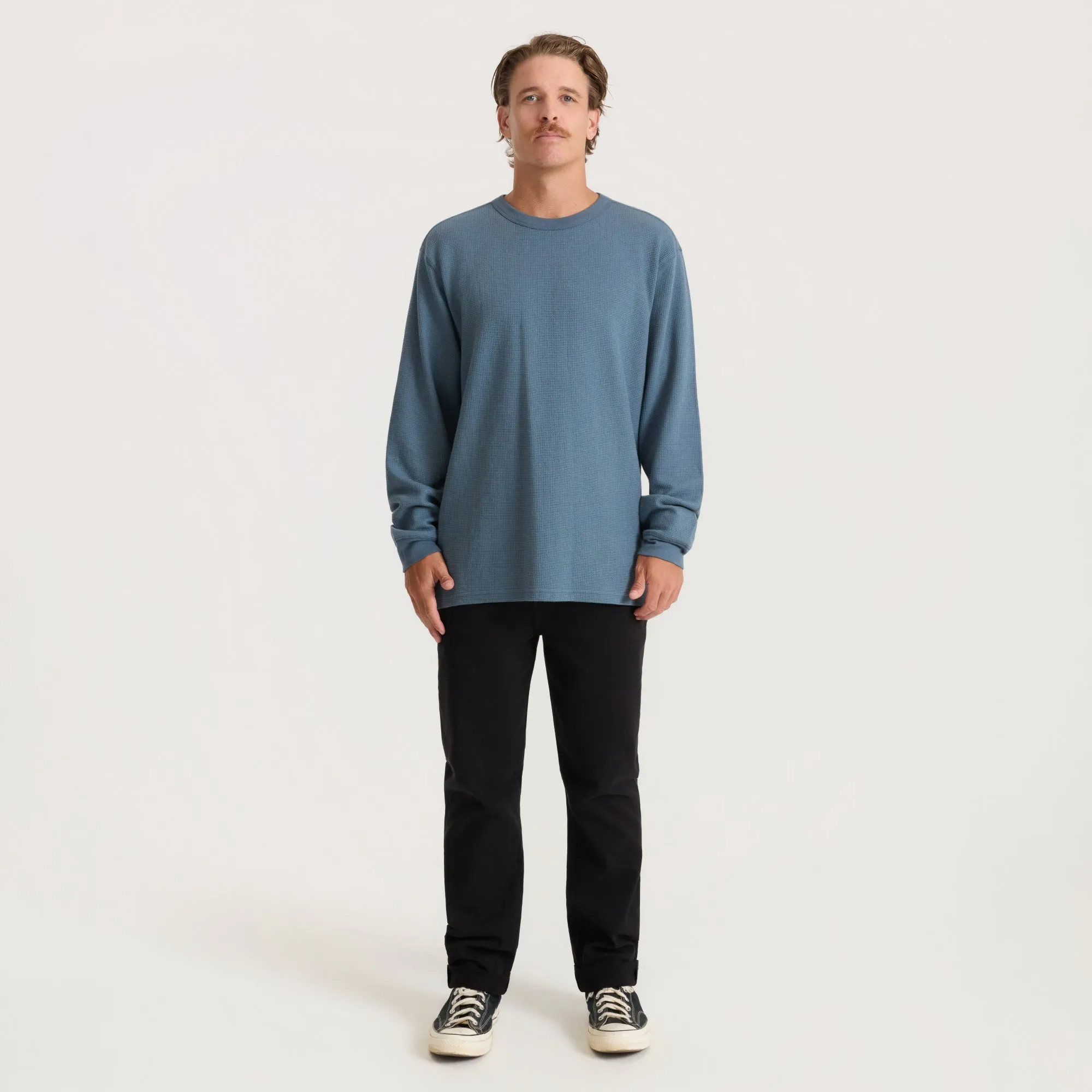 Well Worn Thermal Long Sleeve Tee - Slate sold by Roark product image thumbnail 5