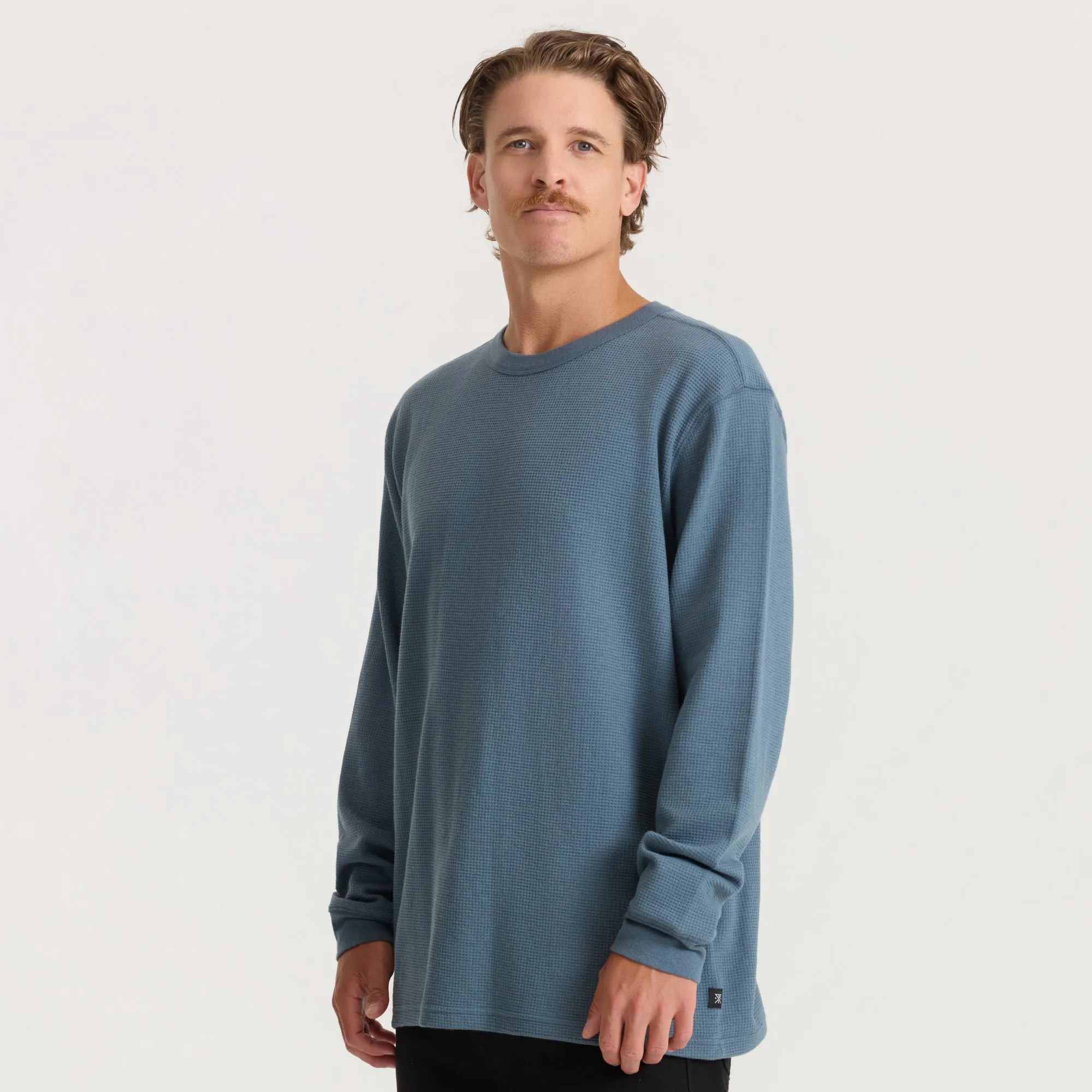 Well Worn Thermal Long Sleeve Tee - Slate sold by Roark product image thumbnail 3