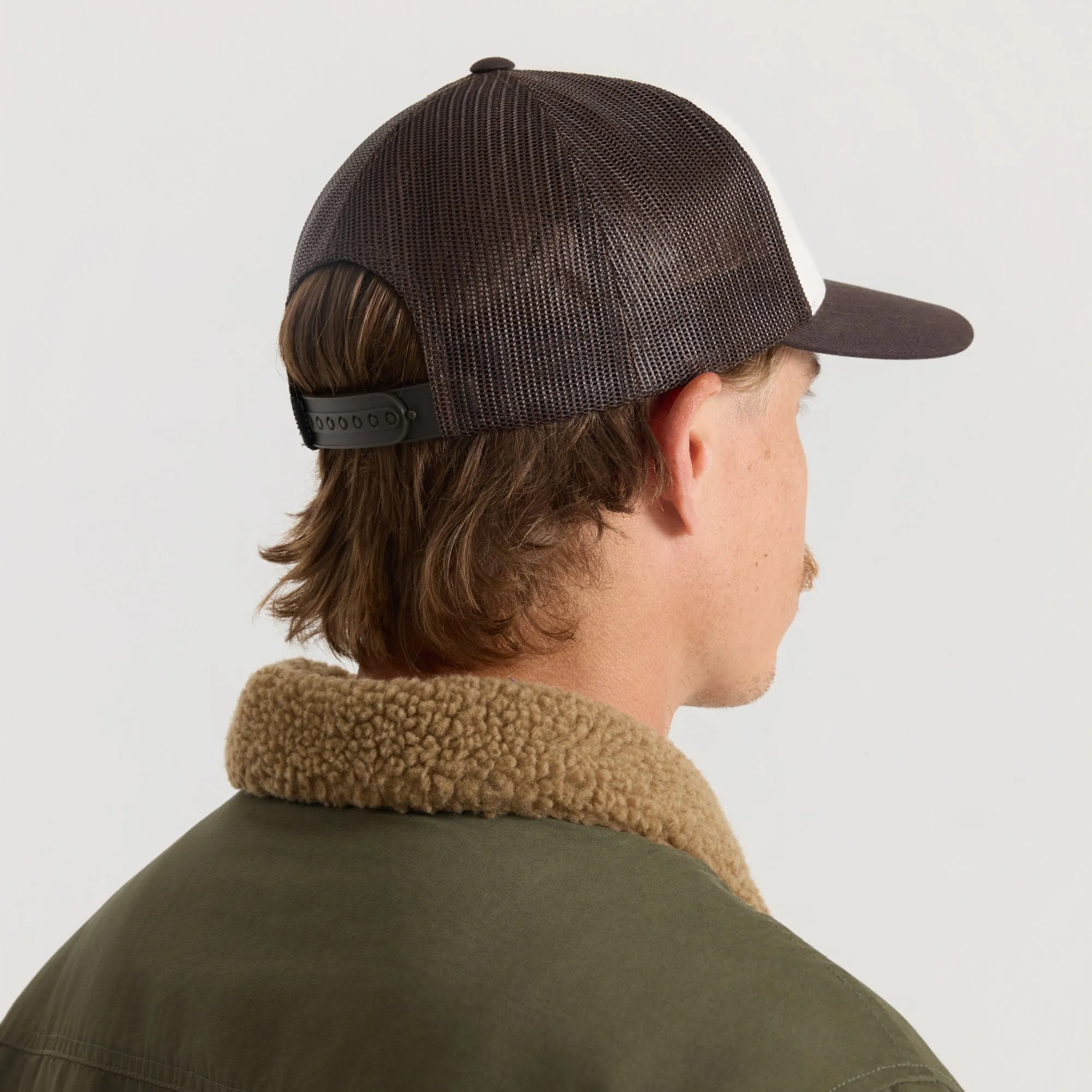 Station Trucker Tricamp Snapback Hat - Dark Brown sold by Roark product image thumbnail 4