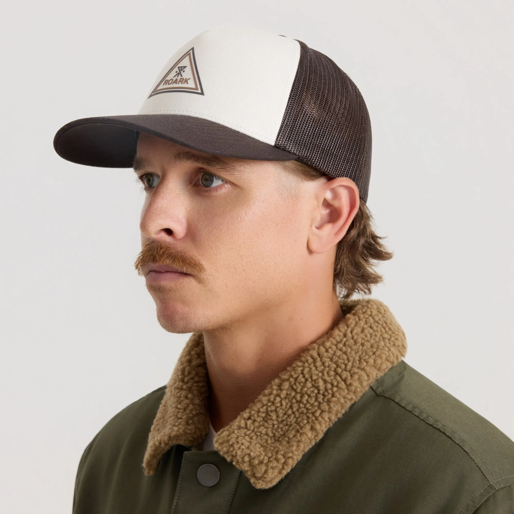 Station Trucker Tricamp Snapback Hat - Dark Brown sold by Roark product image thumbnail 3