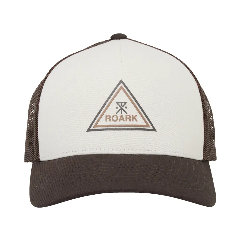 Station Trucker Tricamp Snapback Hat - Dark Brown made by Roark