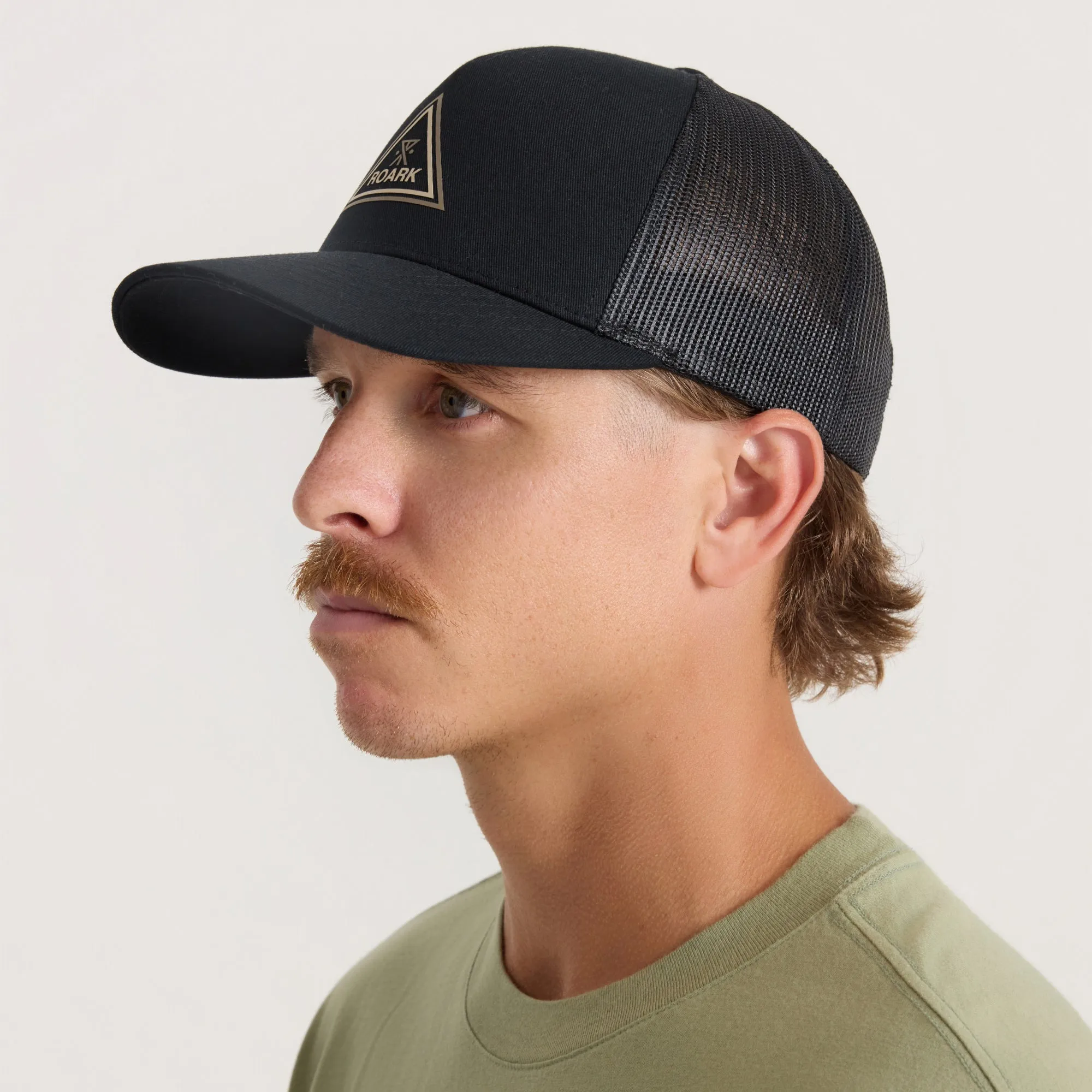 Station Trucker Tricamp Snapback Hat - Black sold by Roark product image thumbnail 3