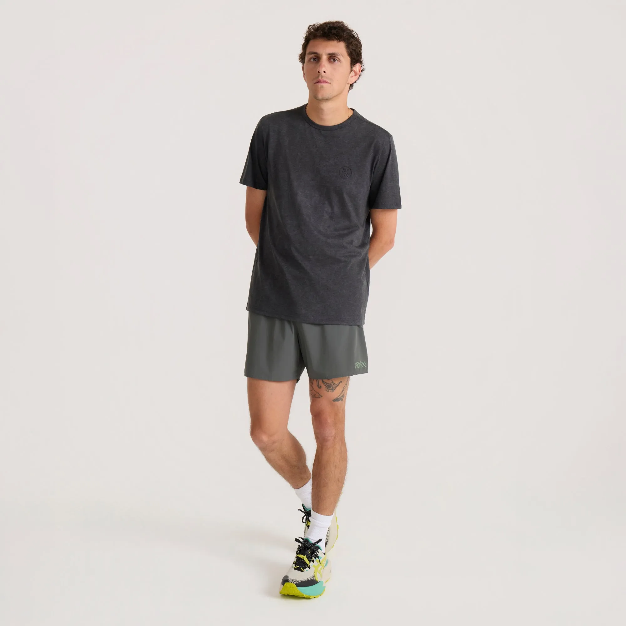 Mathis Active Short Sleeve Tee - Onyx sold by Roark product image thumbnail 3