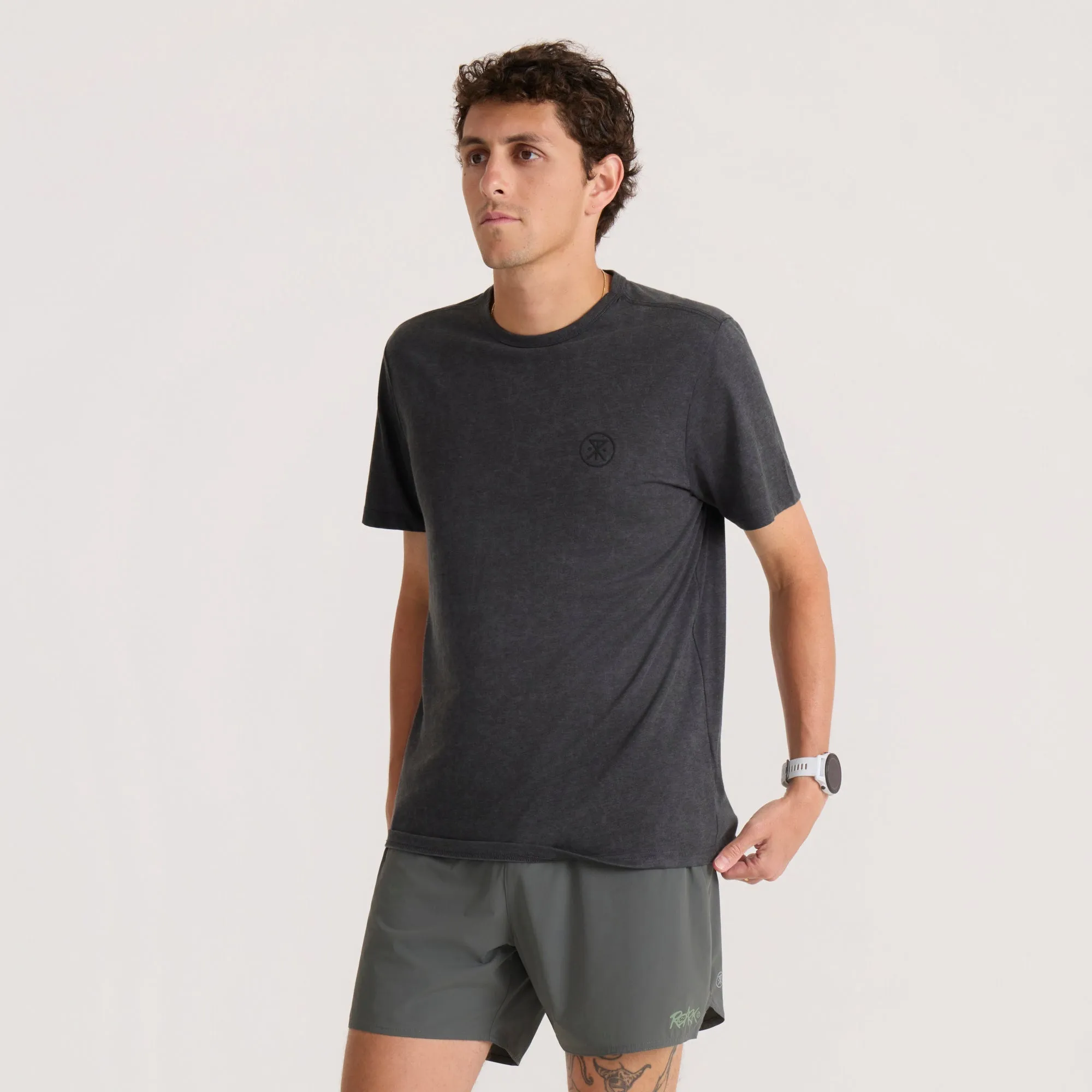 Mathis Active Short Sleeve Tee - Onyx sold by Roark product image thumbnail 4