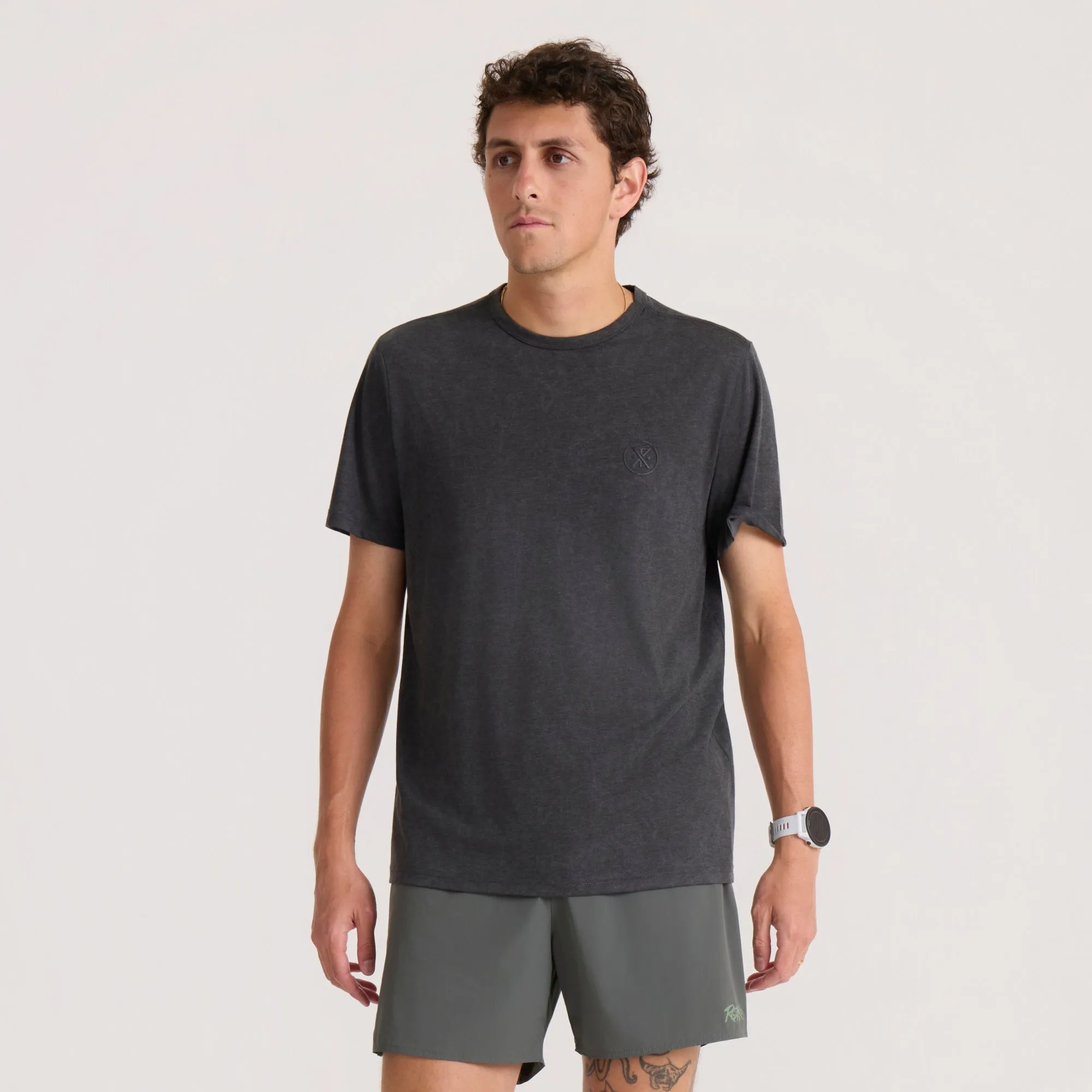 Mathis Active Short Sleeve Tee - Onyx sold by Roark product image thumbnail 2