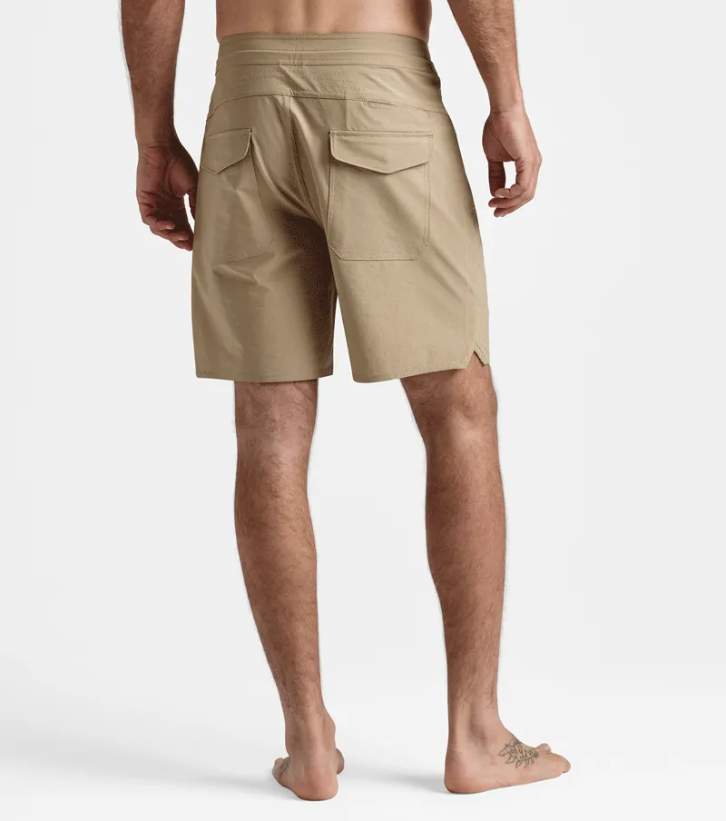 Layover Hybrid Trail Shorts 18" - Khaki sold by Roark product image thumbnail 3