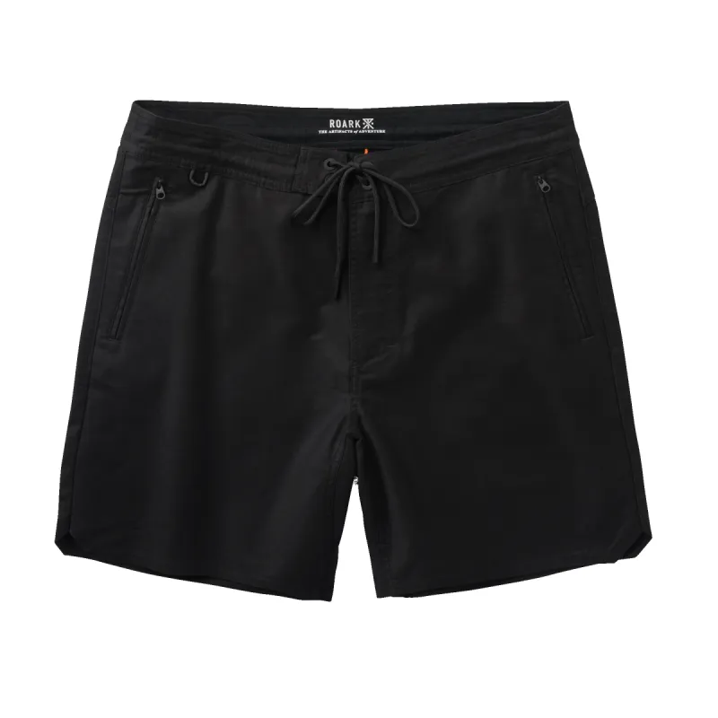 Layover Traveler Shorts 17" - Black sold by Roark