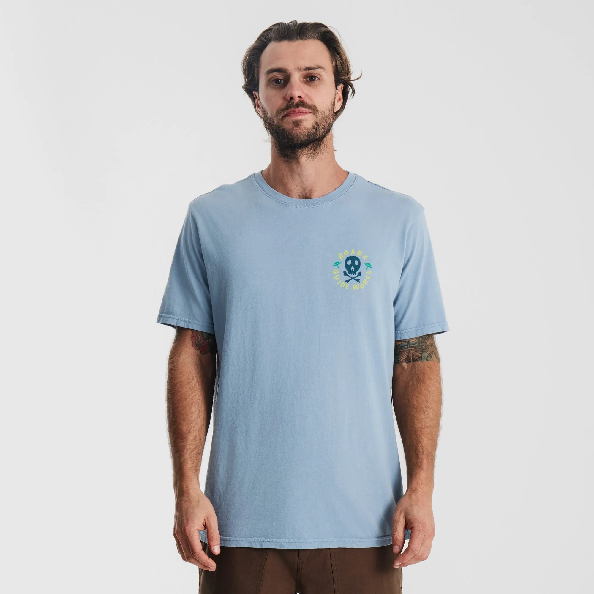 Guideworks Skull Premium Tee - Cascata sold by Roark product image thumbnail 2