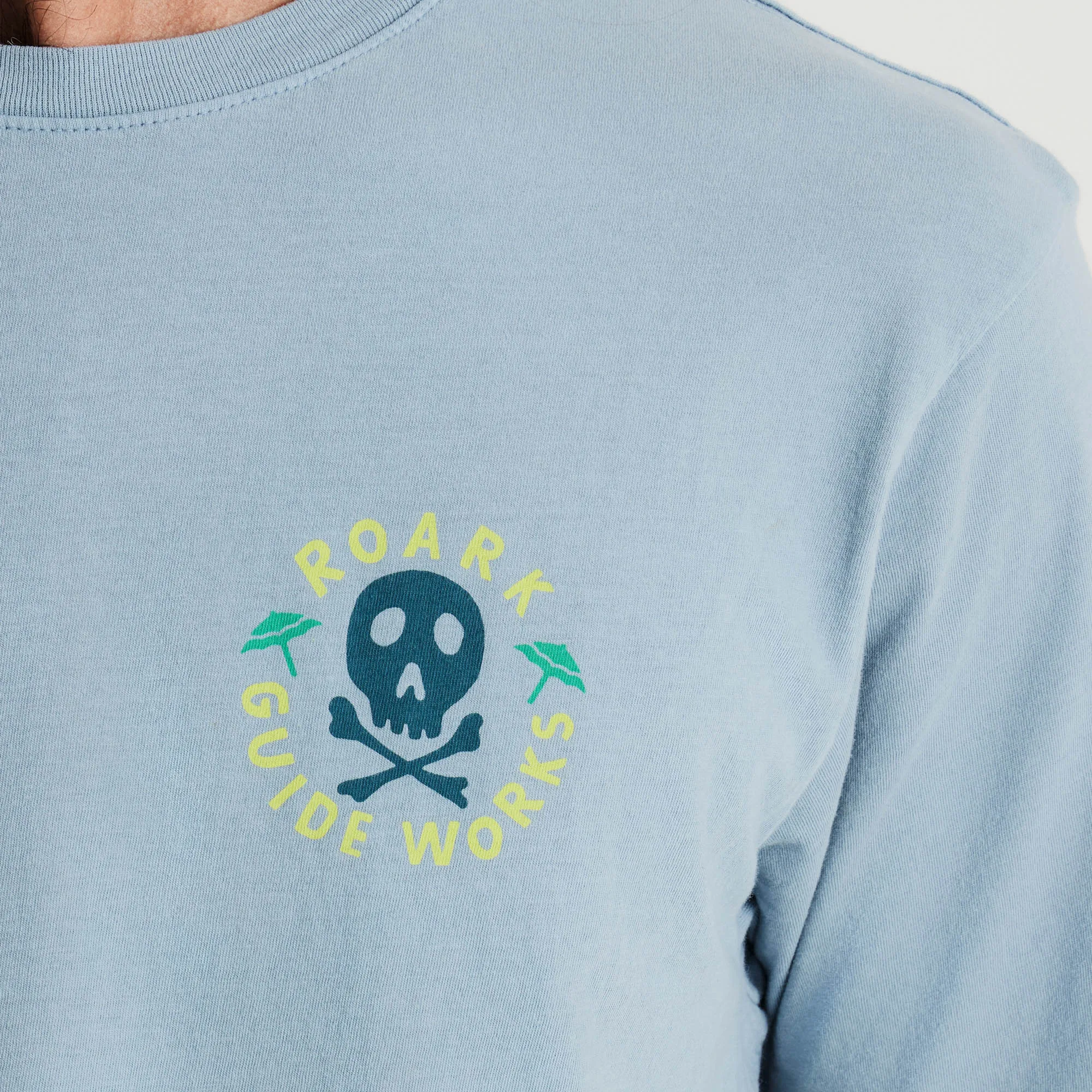 Guideworks Skull Premium Tee - Cascata sold by Roark product image thumbnail 5