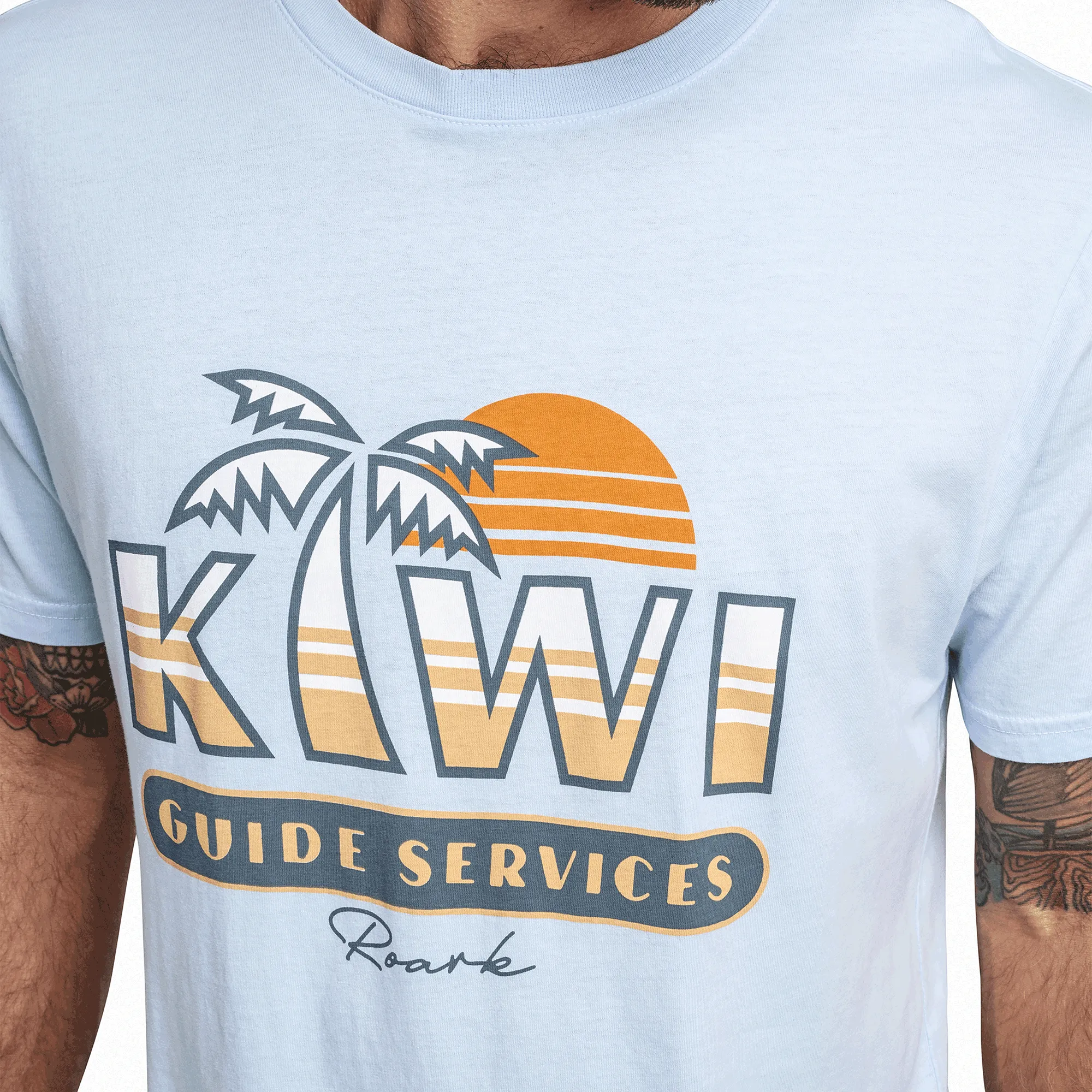 NZ Tourist Premium Tee - Light Blue sold by Roark product image thumbnail 4