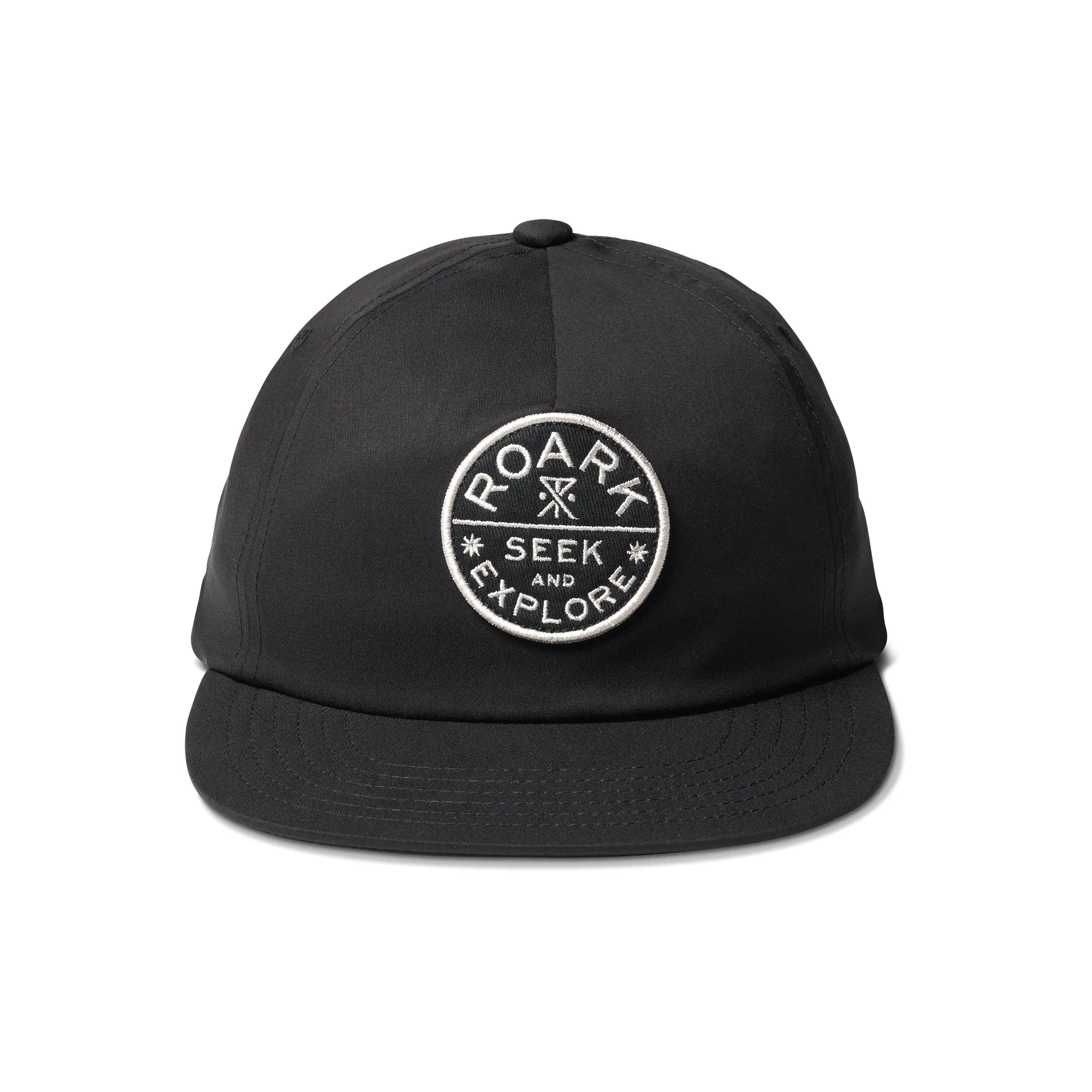 Layover Strapback Hat - Black sold by Roark