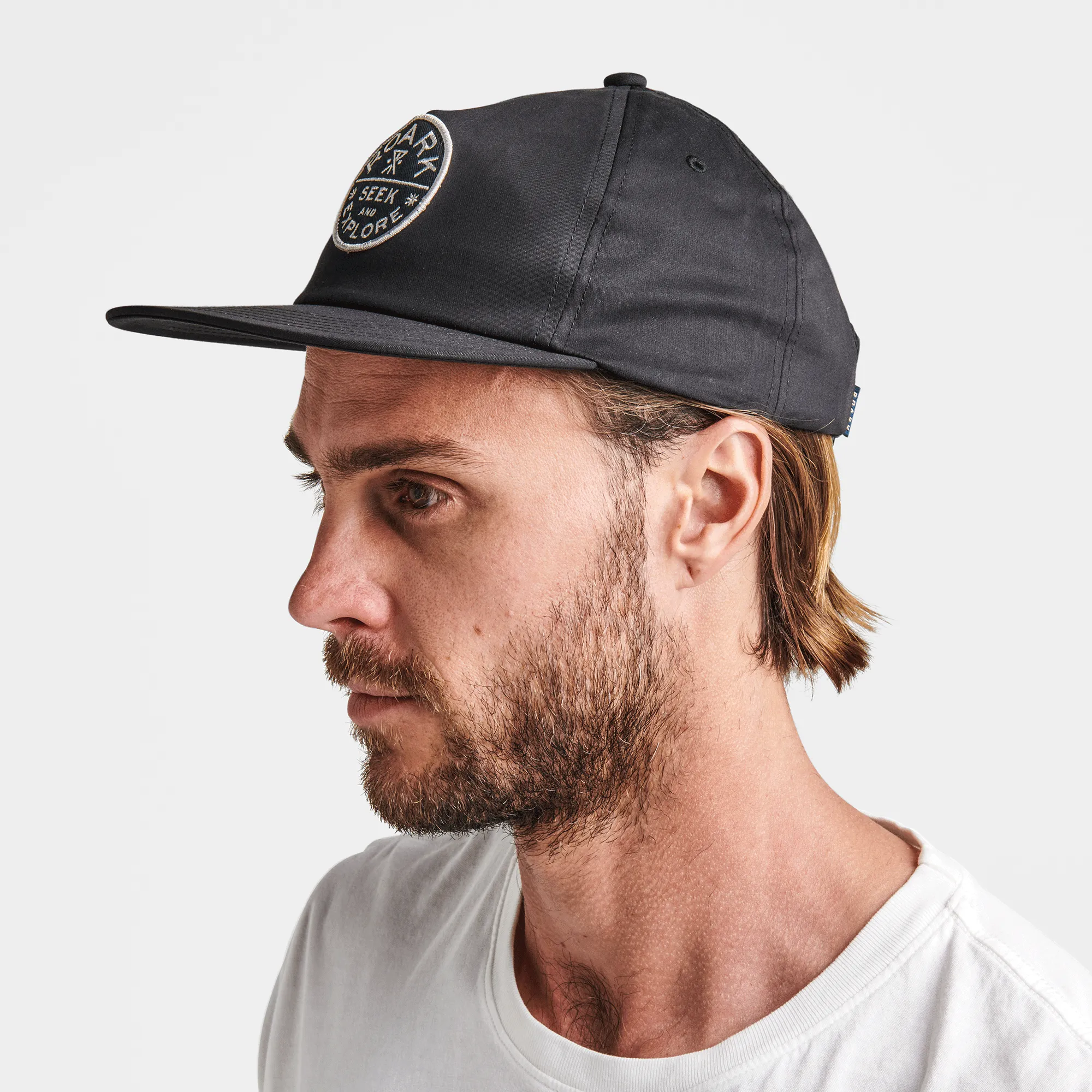 Layover Strapback Hat - Black sold by Roark product image thumbnail 4