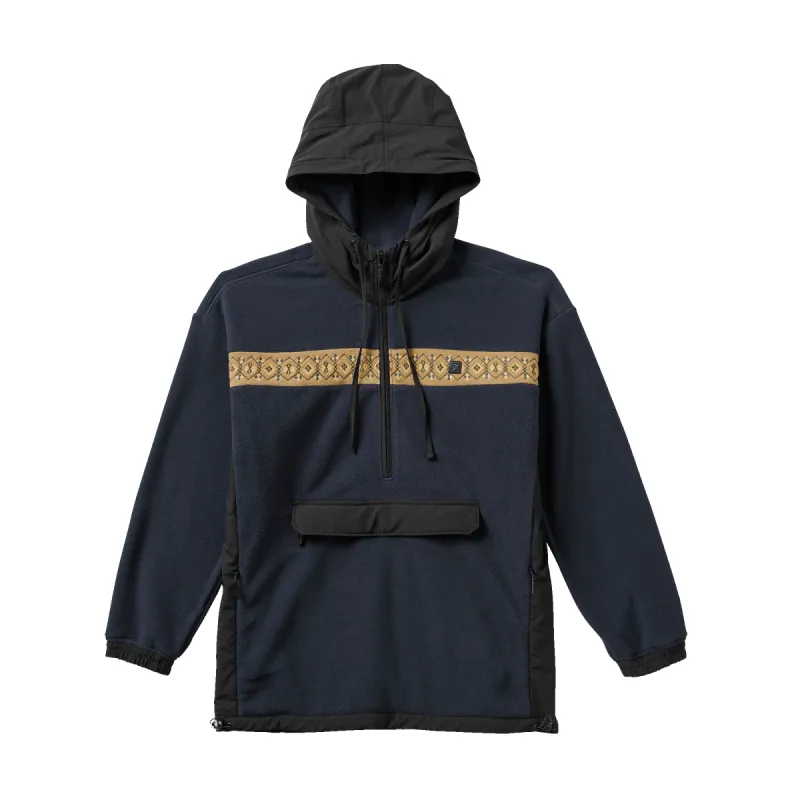 Overland Anorak Hoodie - Dark Navy made by Roark