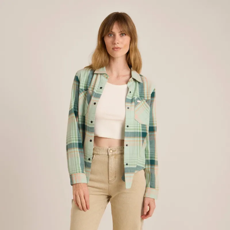 Alpine Long Sleeve Flannel - Aquavit sold by Roark