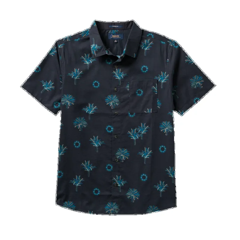 Journey Short Sleeve Button Up Shirt - La Fronda Black sold by Roark