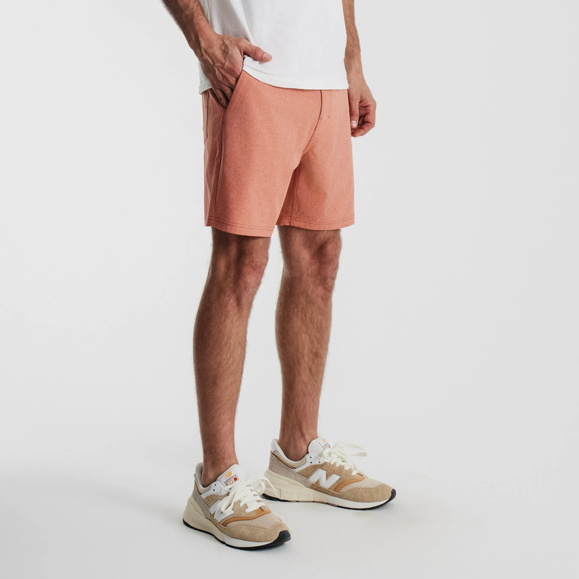 Hybro Hybrid Shorts 17" - Saffron Red sold by Roark product image thumbnail 5