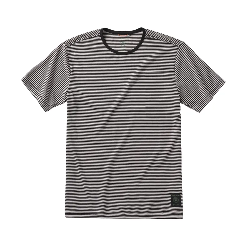 Borrego Short Sleeve Active Tee - Stripe made by Roark