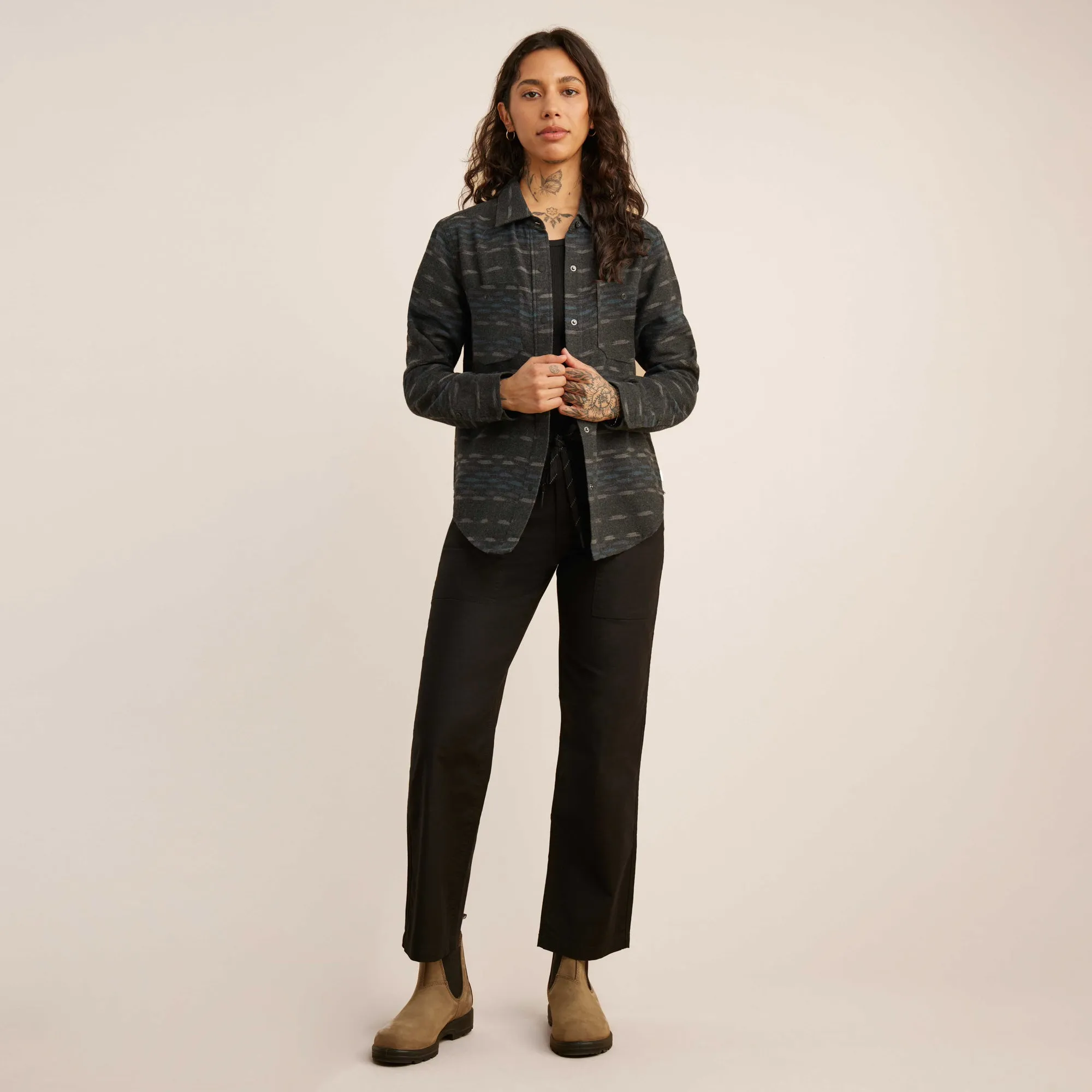 Alpine Flannel - Black Pattern sold by Roark product image thumbnail 2