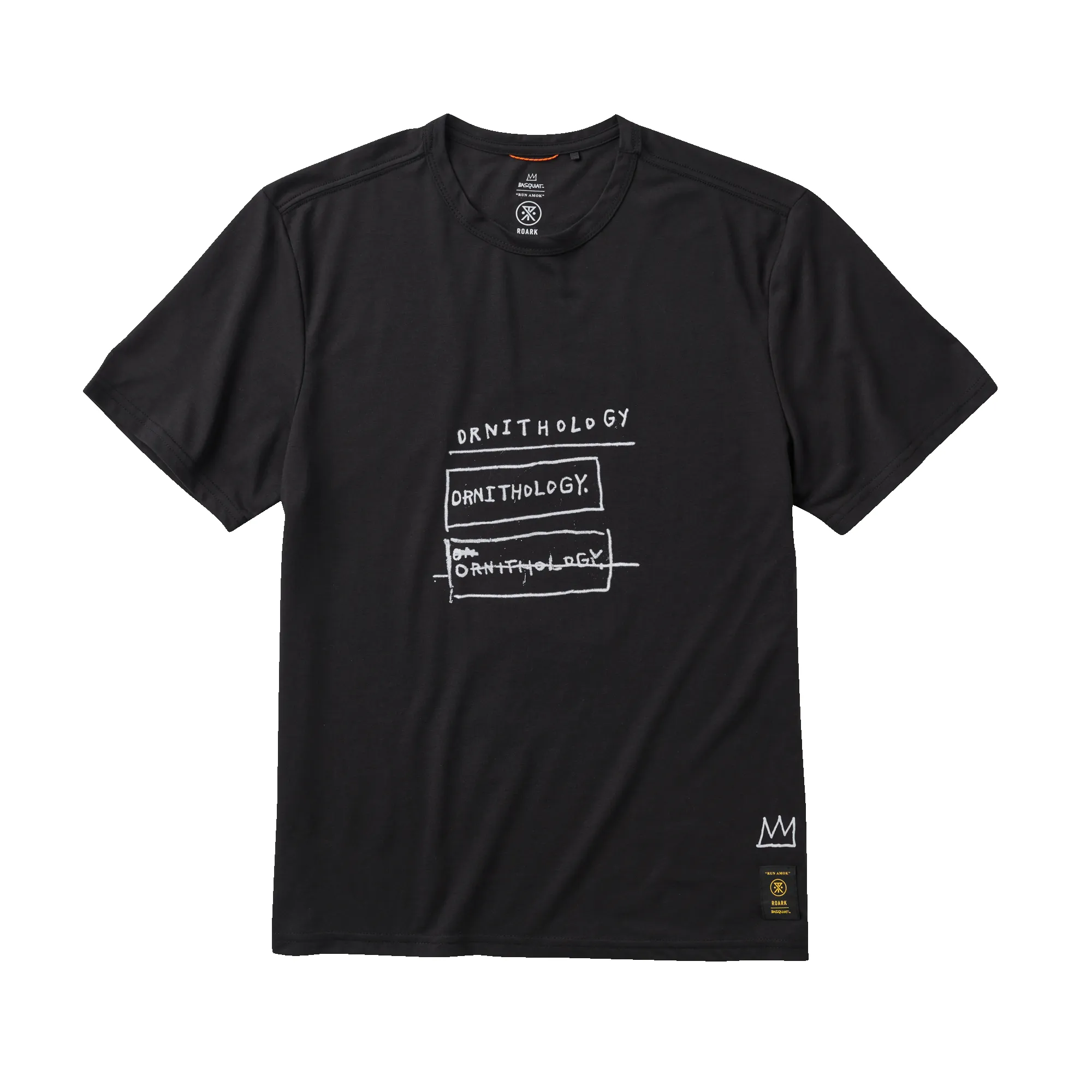 Mathis Short Sleeve Tee - Basquiat / Black sold by Roark