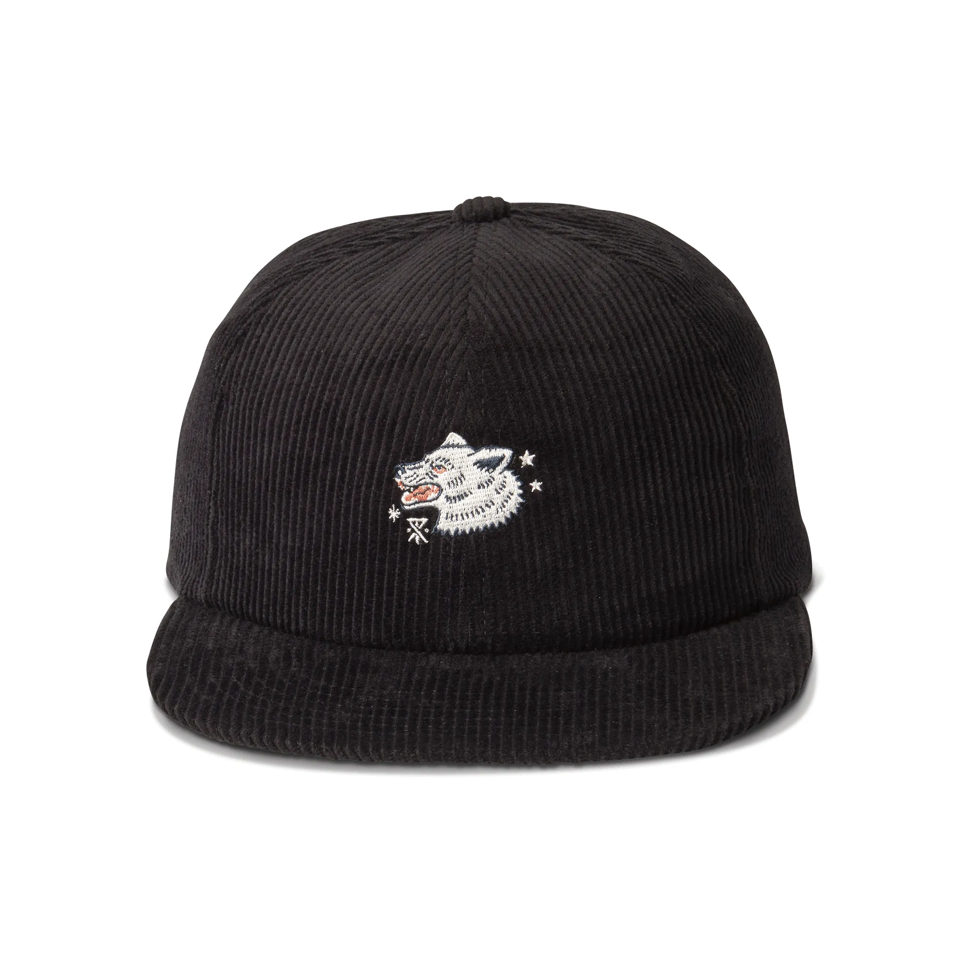 Campover Strapback Hat - Black / Wolf sold by Roark