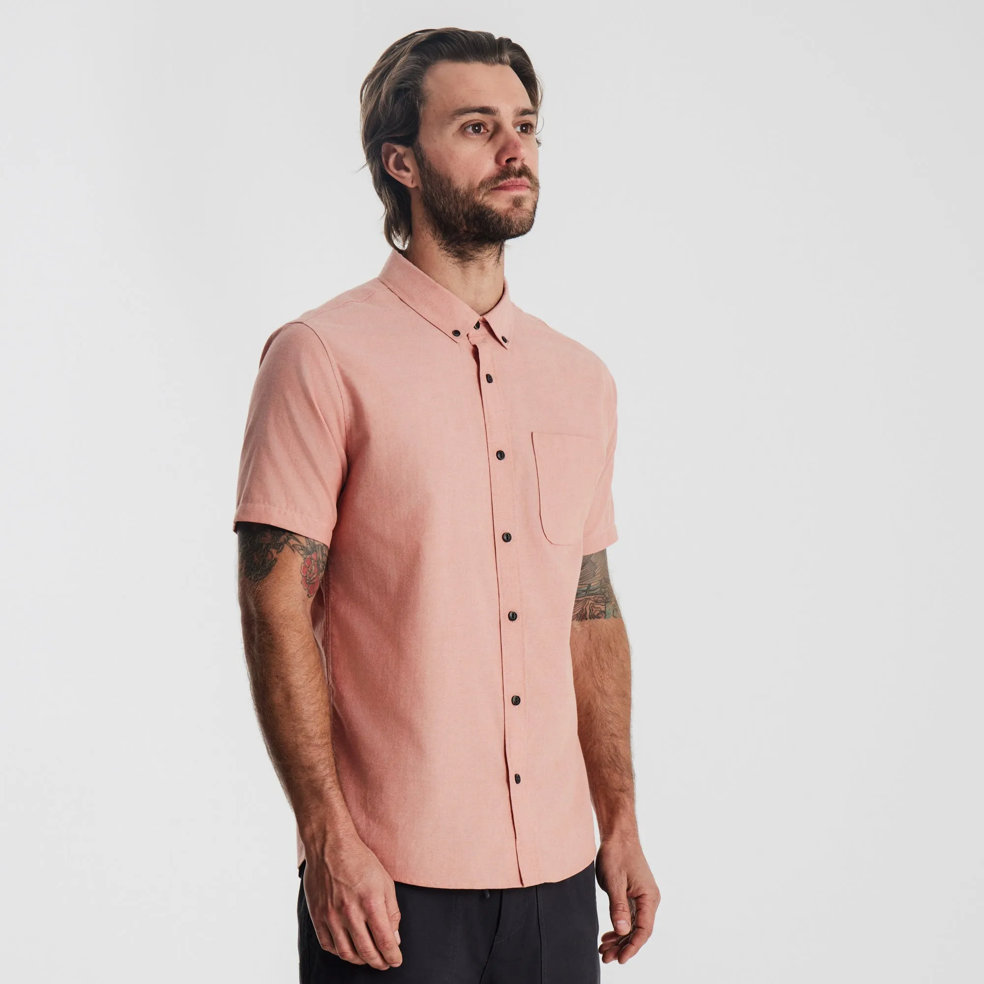 Scholar Oxford Shirt - Saffron Red sold by Roark product image thumbnail 3
