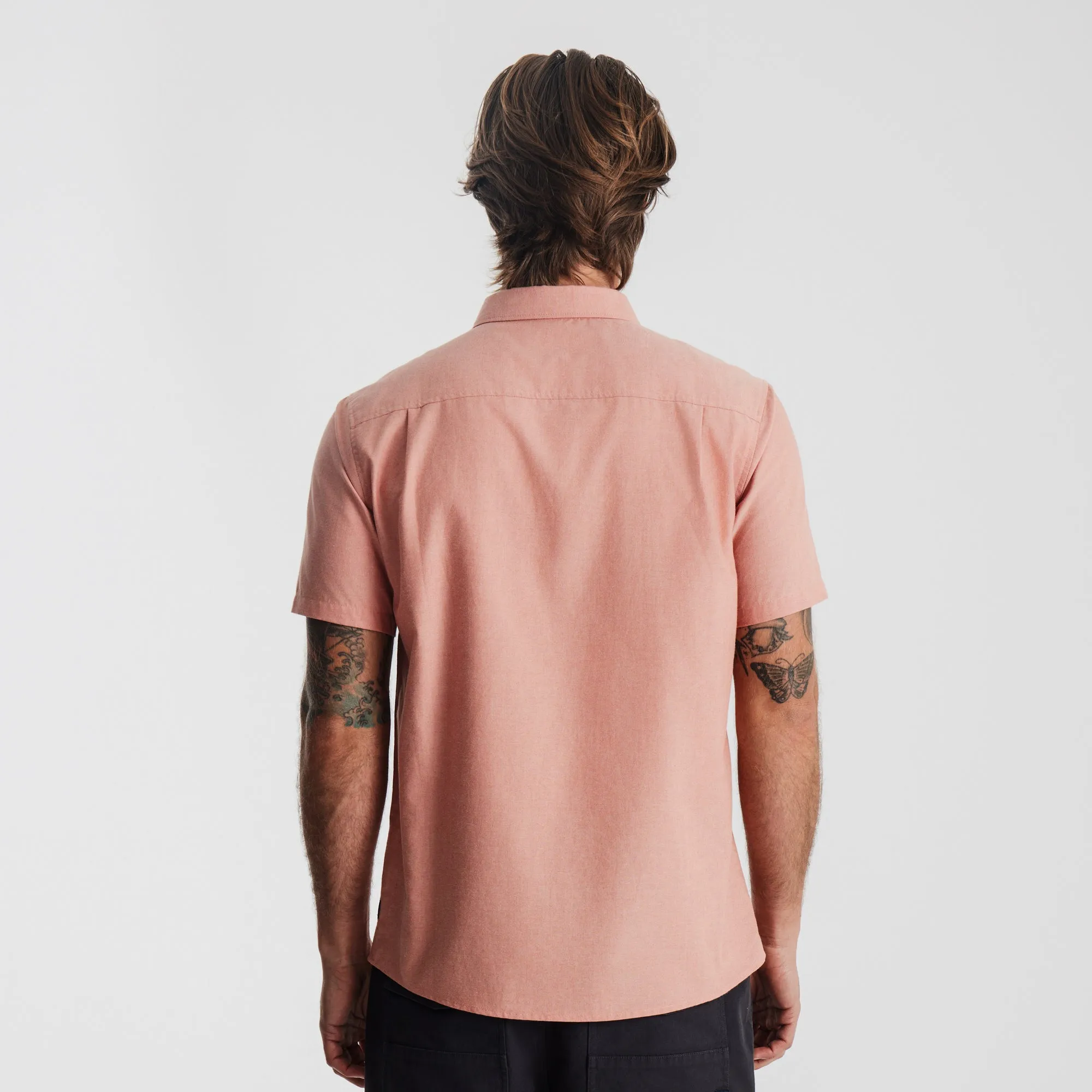 Scholar Oxford Shirt - Saffron Red sold by Roark product image thumbnail 5