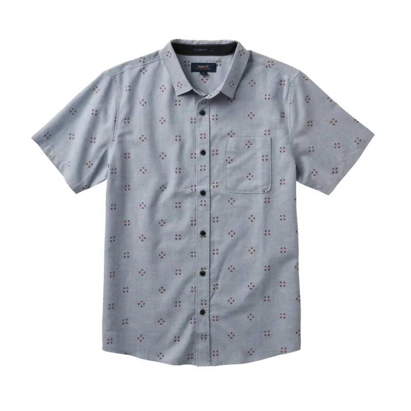 Scholar Oxford Short Sleeve Button Up Shirt - Cascata sold by Roark