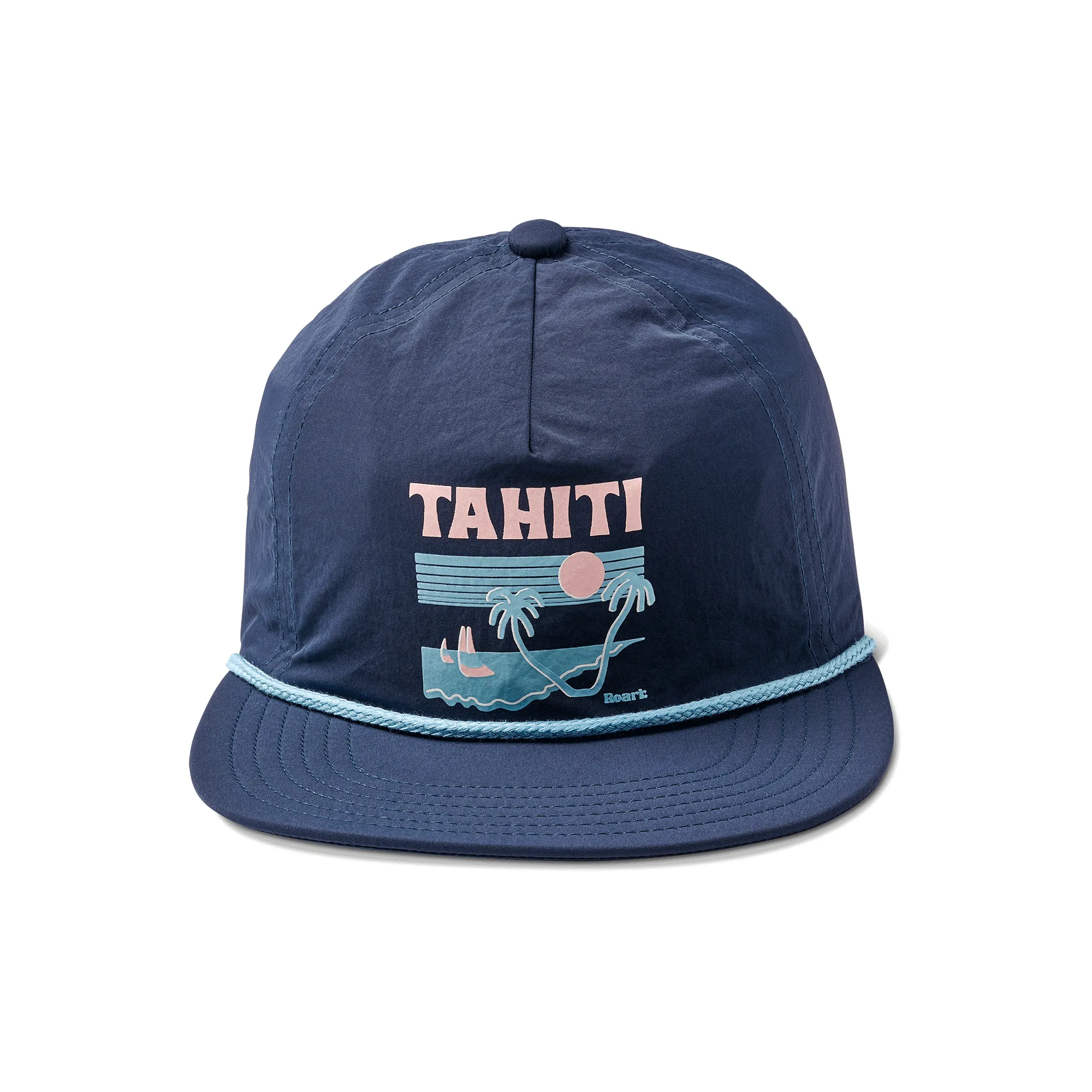 Tahiti Time Classic 5 Panel Snapback Hat - Dark Navy sold by Roark