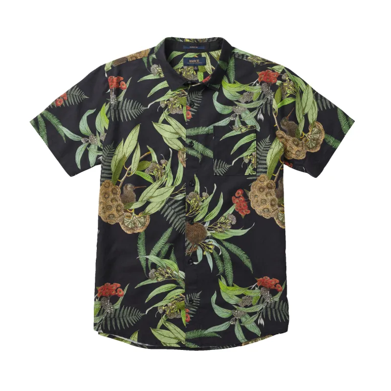 Journey Shirt - Kiwi Camo Black sold by Roark