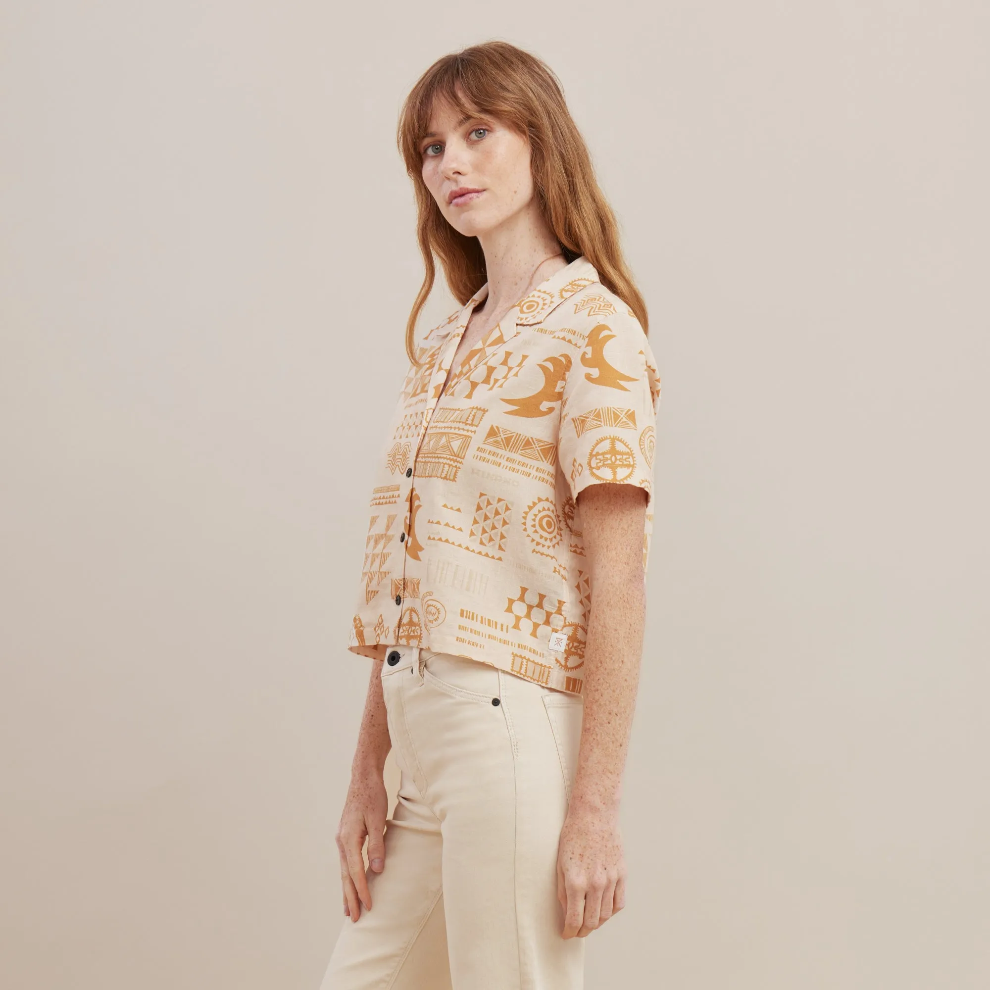 Idle Camp Shirt - Hinano Golden sold by Roark product image thumbnail 3
