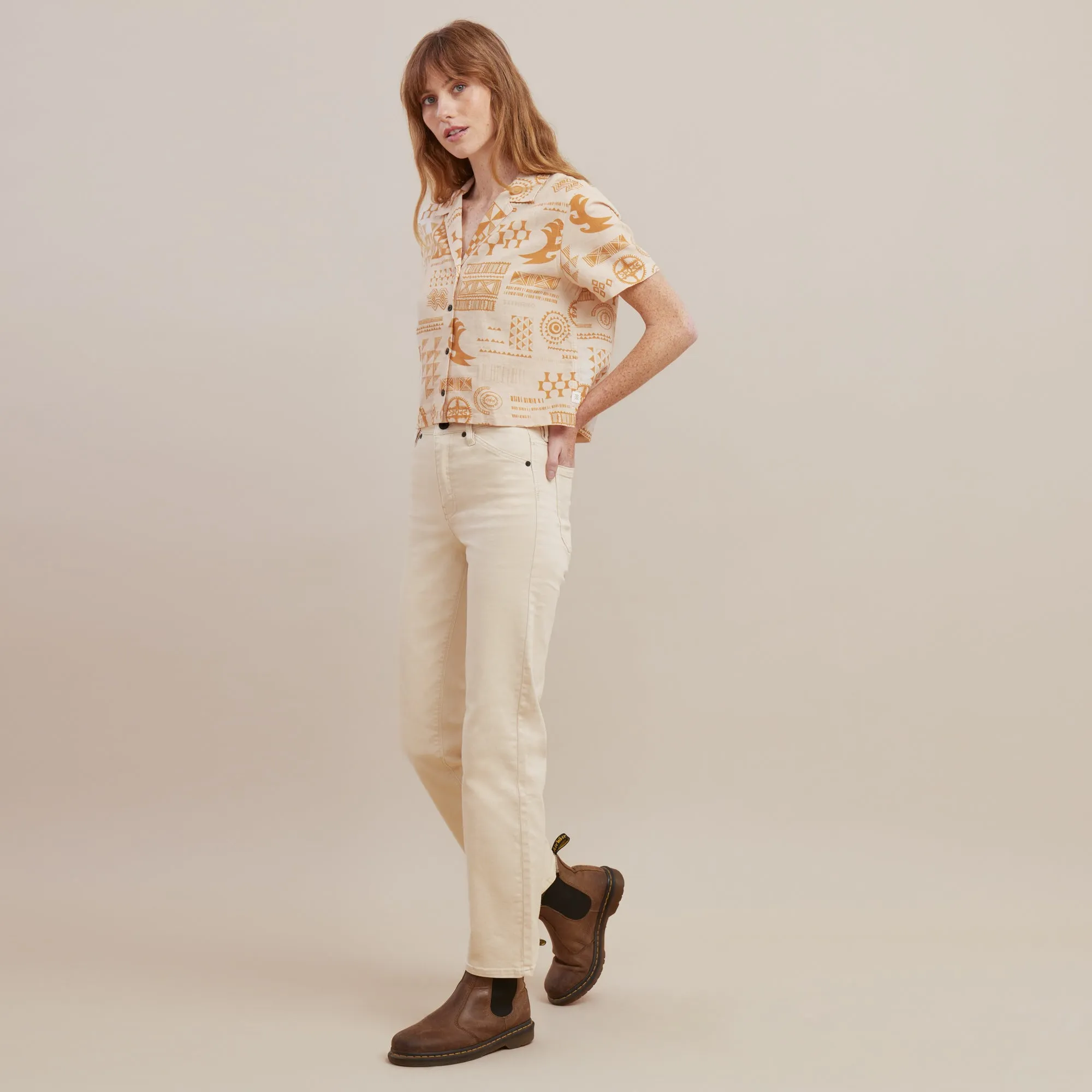 Idle Camp Shirt - Hinano Golden sold by Roark product image thumbnail 5