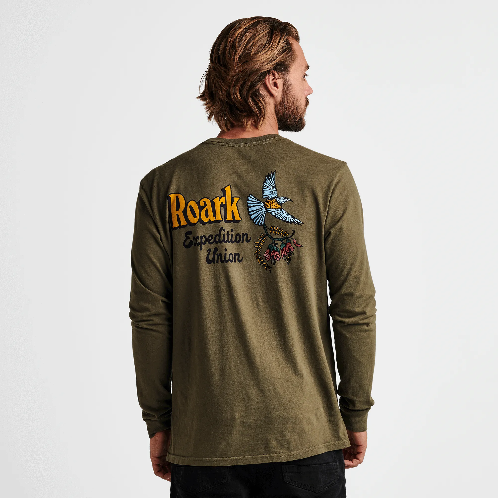 The Messenger Long Sleeve Premium Tee - Light Army sold by Roark product image thumbnail 3