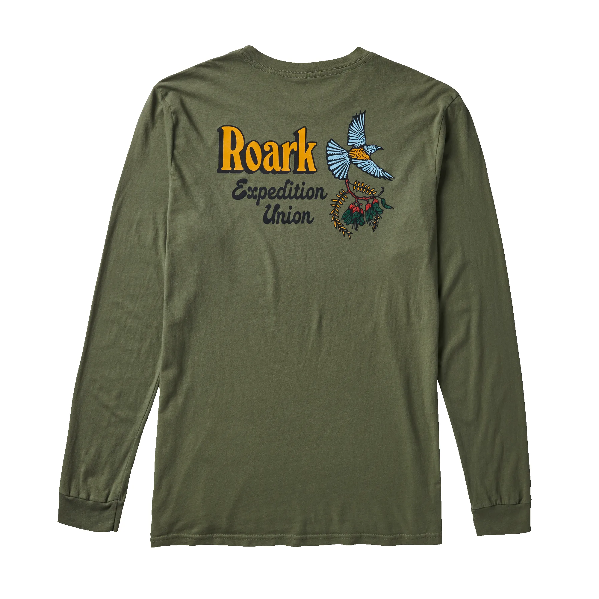 The Messenger Long Sleeve Premium Tee - Light Army sold by Roark