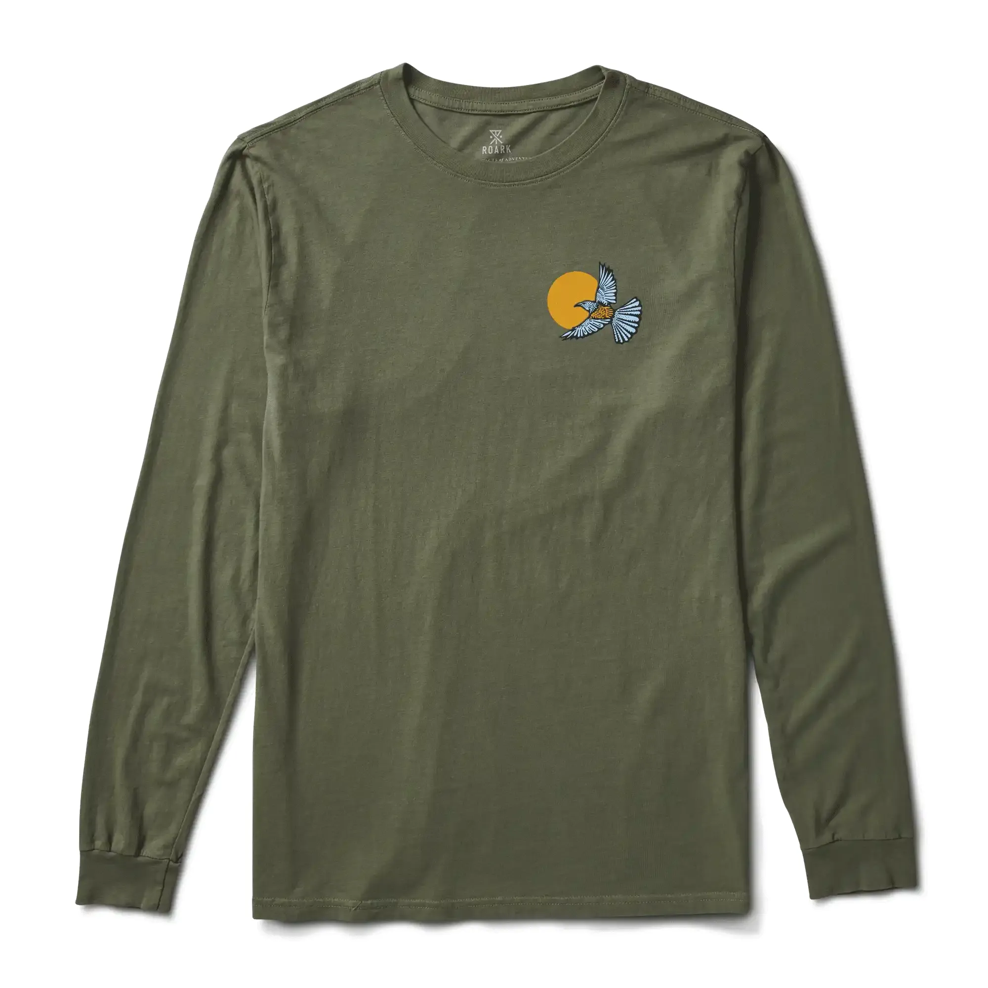 The Messenger Long Sleeve Premium Tee - Light Army sold by Roark product image thumbnail 5