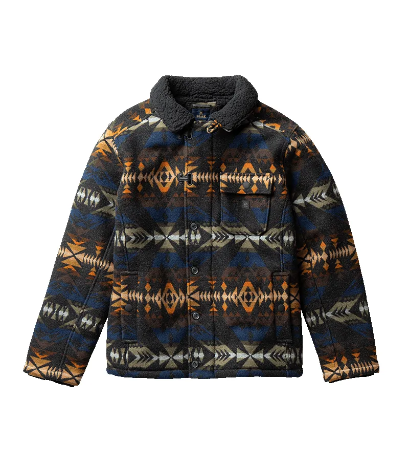 Pendleton Axeman Jacket - Black Pattern sold by Roark