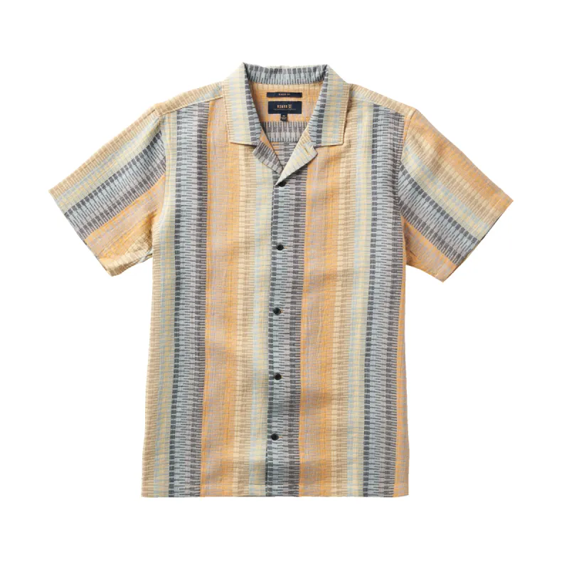 Gonzo Short Sleeve Button Up Shirt - Honey Mead sold by Roark