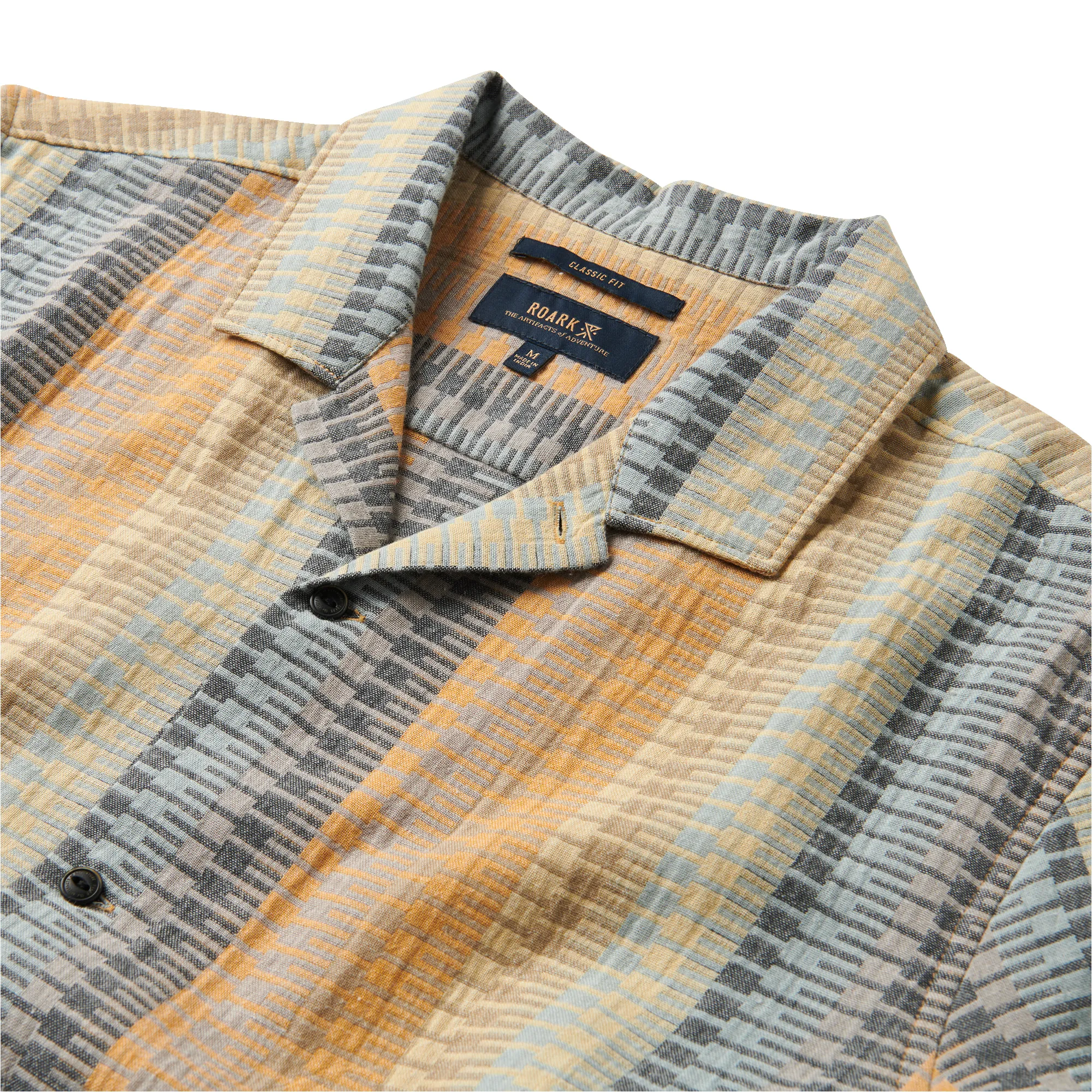 Gonzo Short Sleeve Button Up Shirt - Honey Mead sold by Roark product image thumbnail 3
