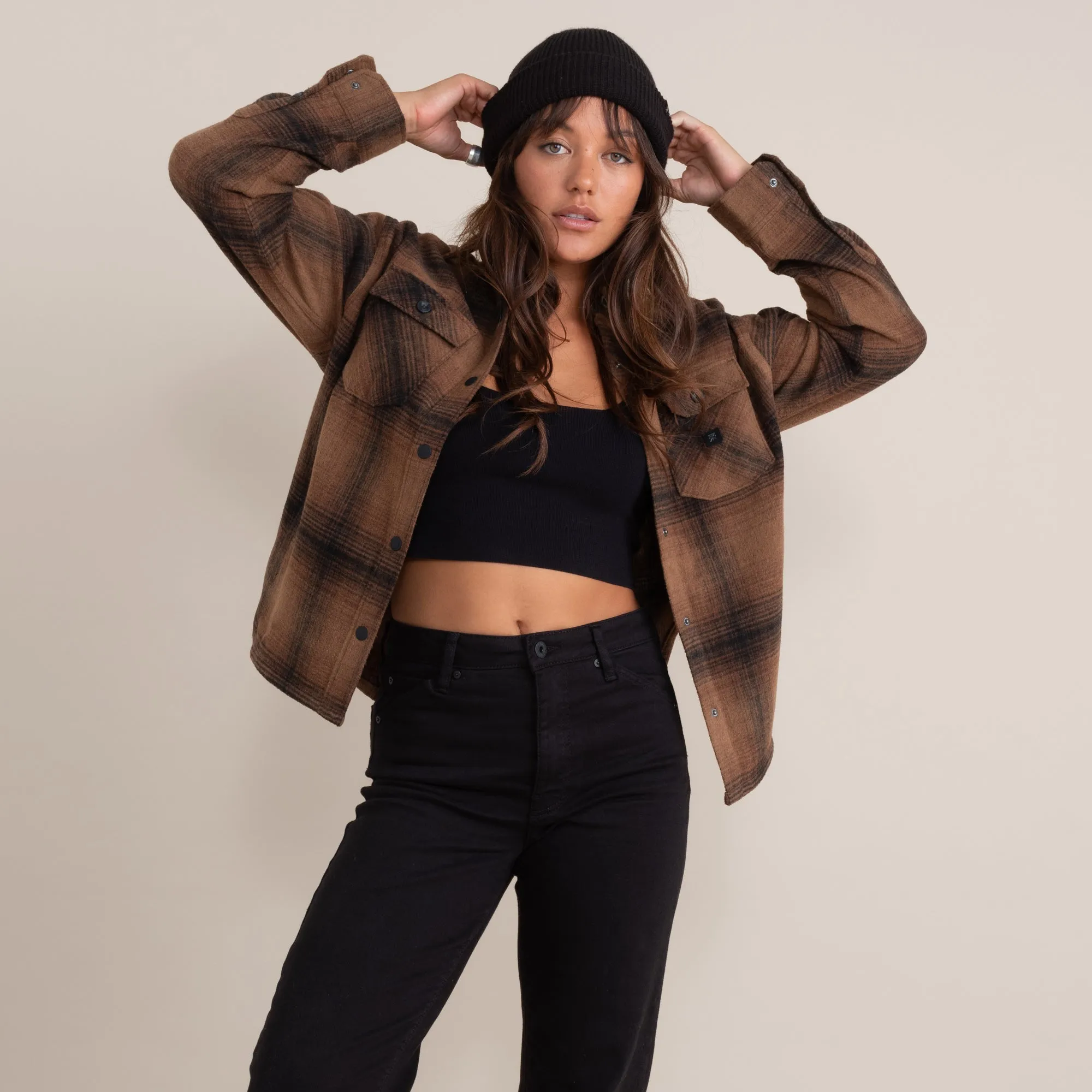 Amberley Shirt Jacket - Dark Brown sold by Roark product image thumbnail 2