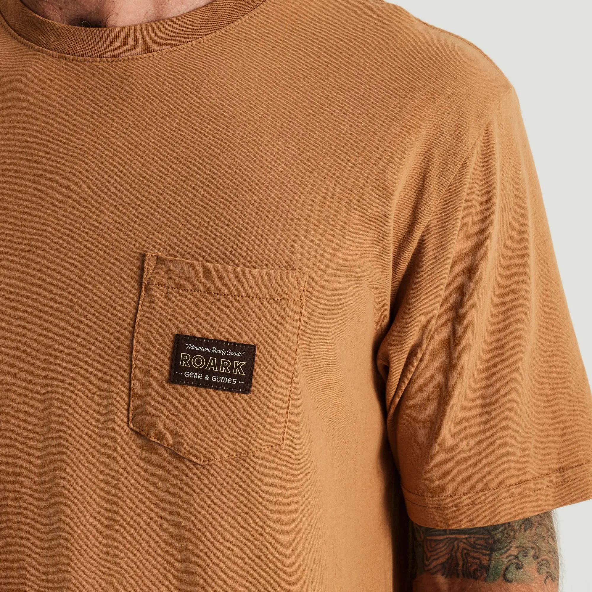 Label Pocket Premium Tee - Pignoli Brown sold by Roark product image thumbnail 5