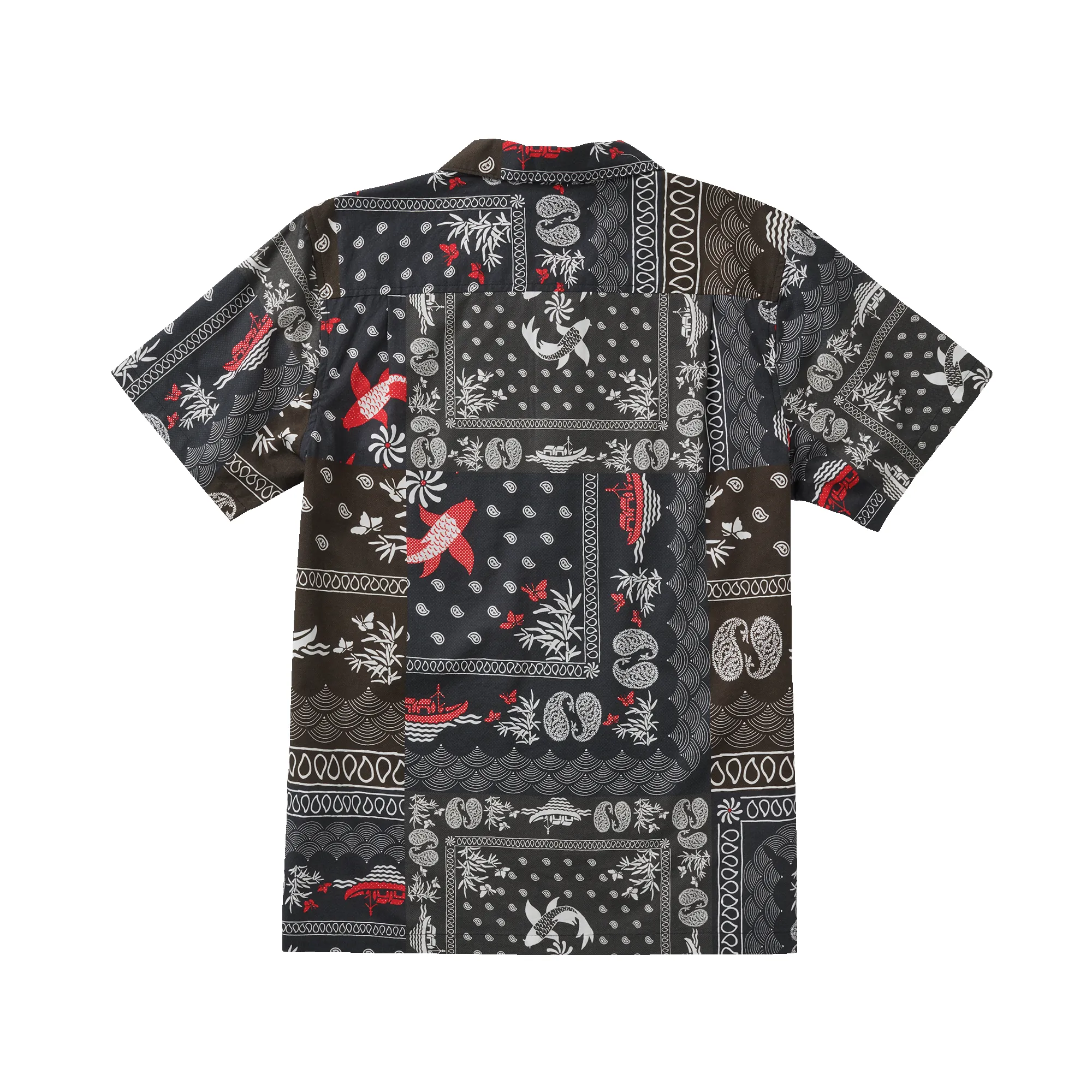 Gonzo Short Sleeve Button Up Shirt - Hachimaki Black sold by Roark product image thumbnail 3