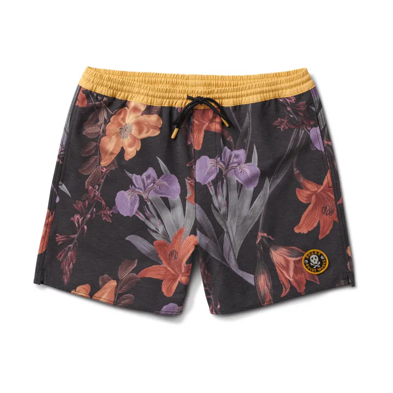 Shorey Trunks 16" - Black Far East Flora sold by Roark