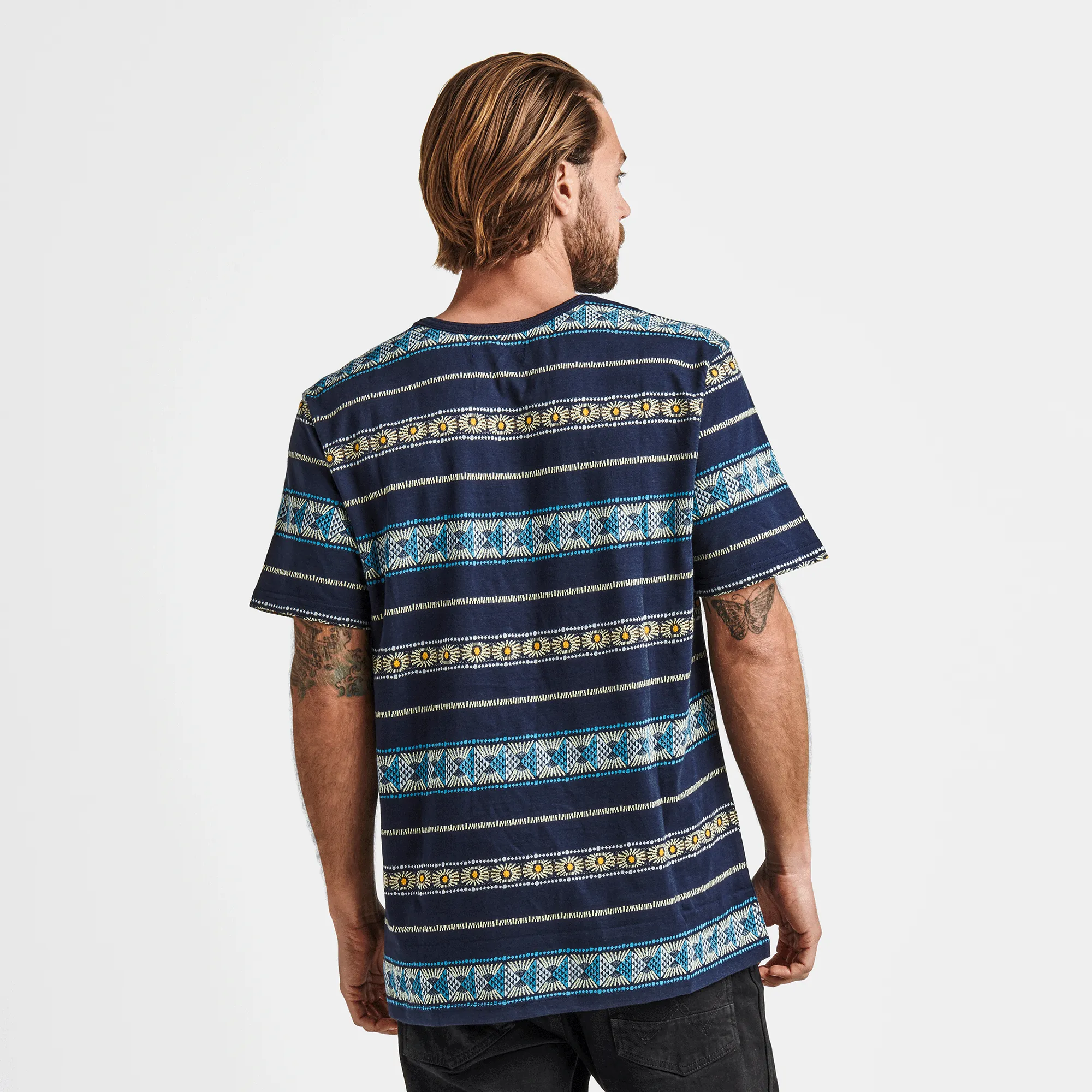 Sunburst Pocket Crew Tee - Dark Navy sold by Roark product image thumbnail 3