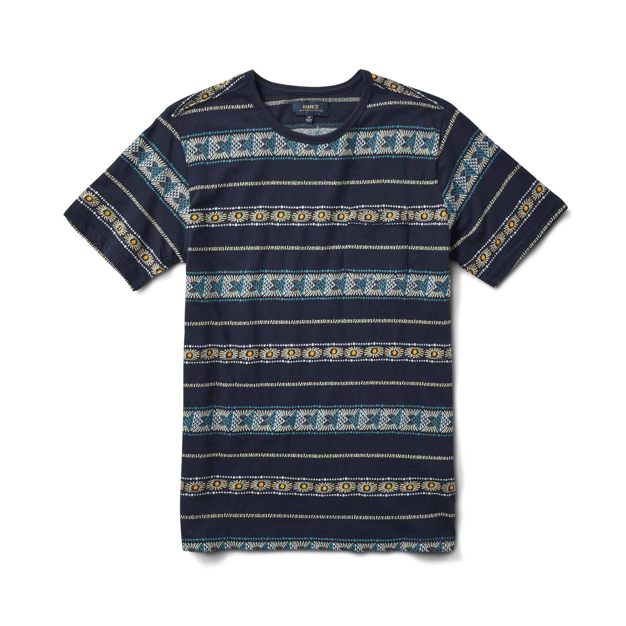 Sunburst Pocket Crew Tee - Dark Navy sold by Roark